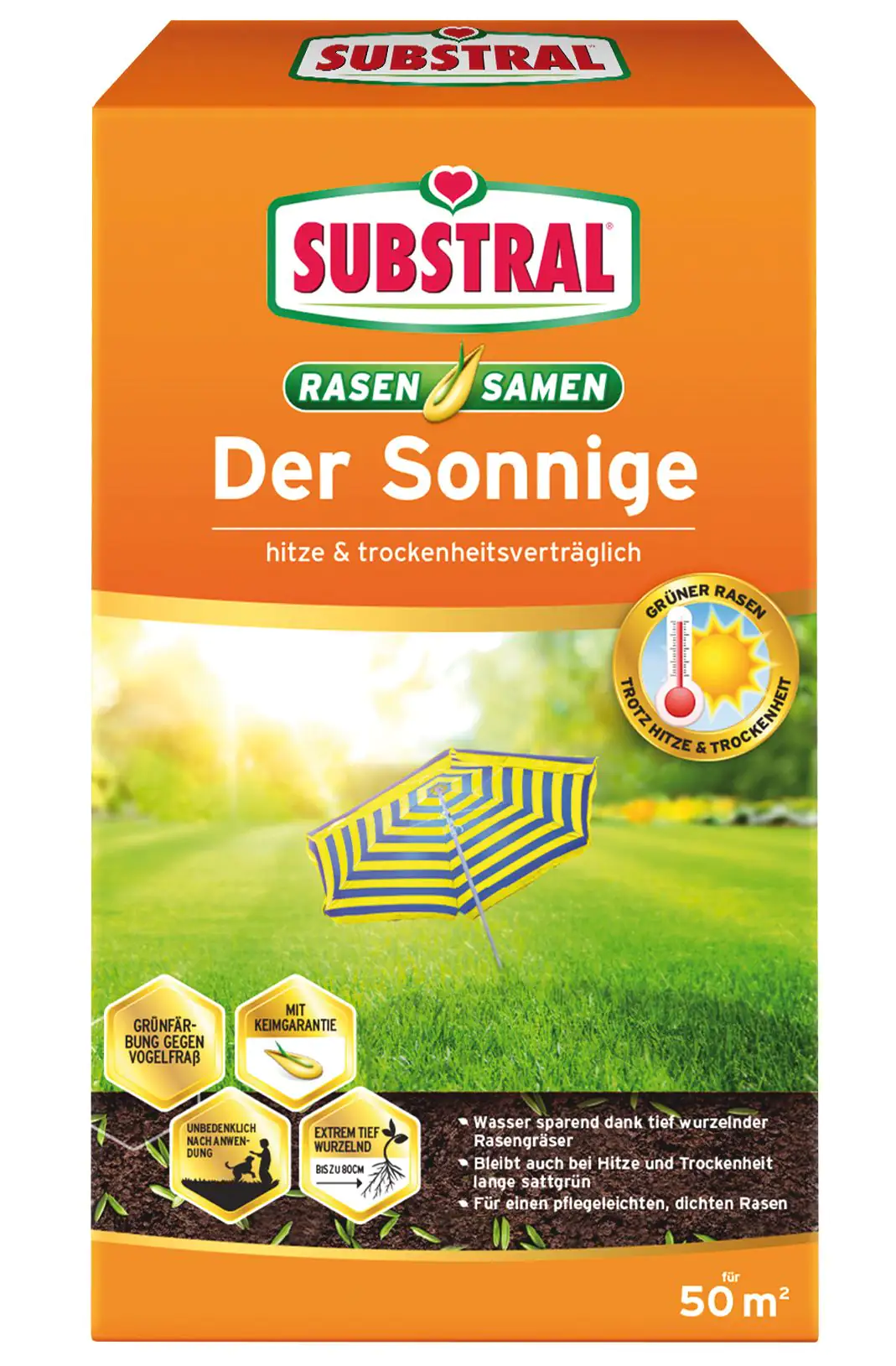 Substral Rasensamen Der Sonnige 1,125 kg für 50 m² kaufen Globus Baumarkt