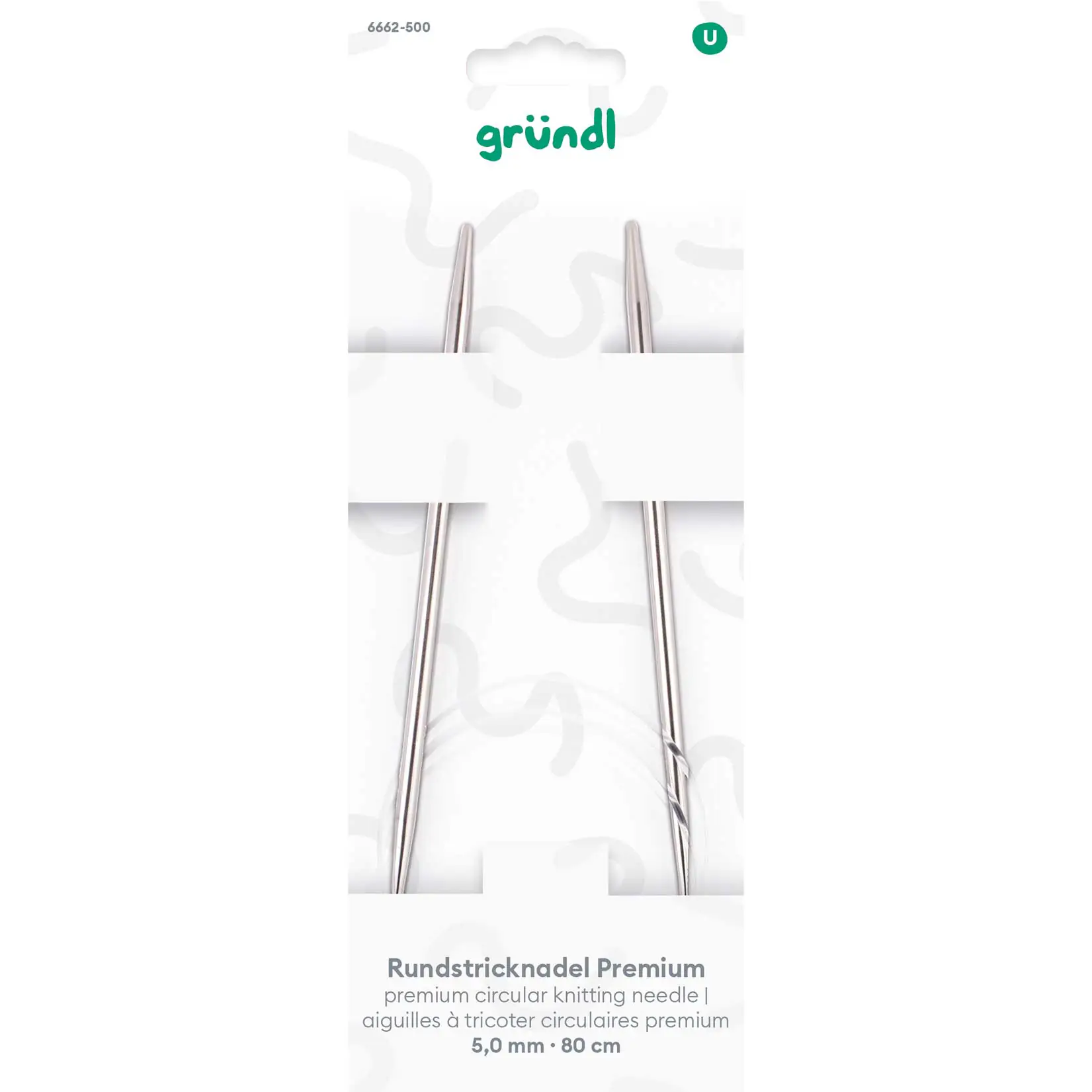 Gründl Rundstricknadel Premium Ø 5 mm x 80 cm