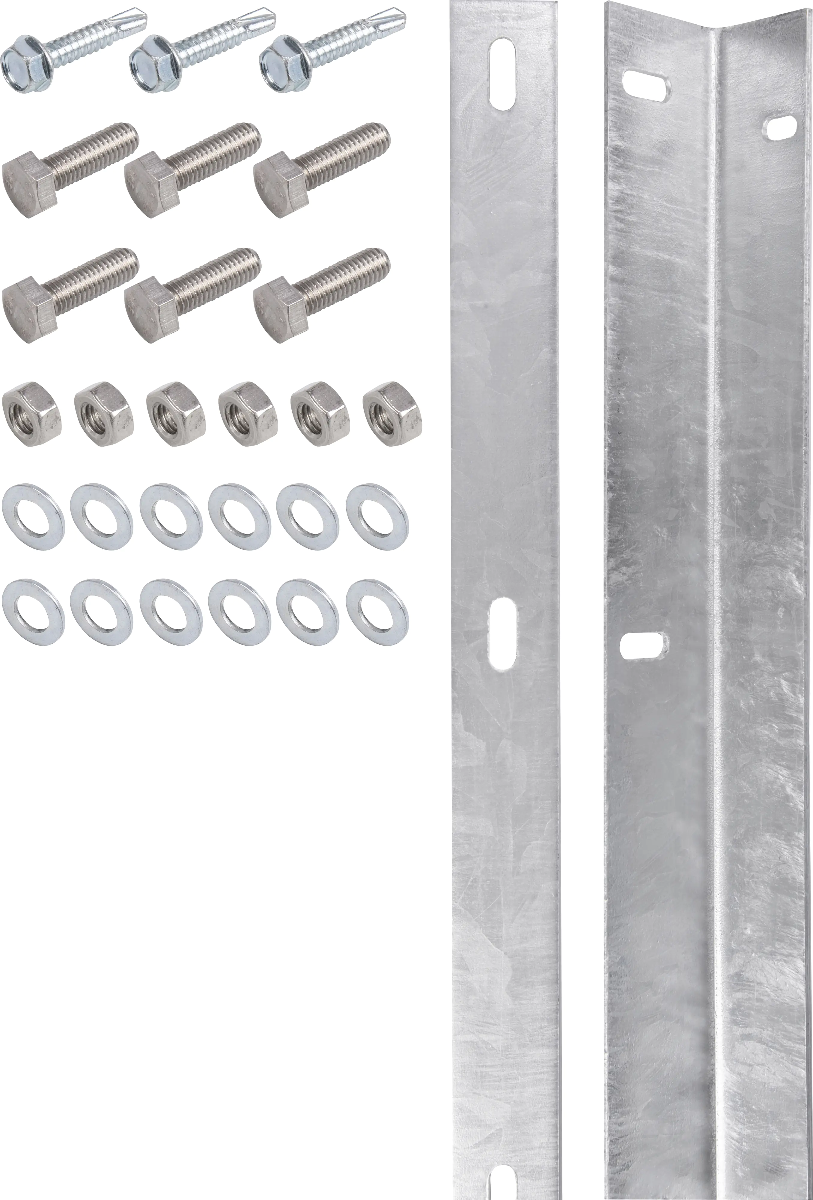 Alberts Befestigungsleiste für Doppelstabmatte feuerverzinkt 200 cm