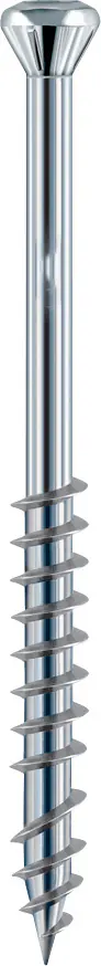 HSeasy Terra Terrassenschrauben Tordrive TX25 rostfrei Ø 5 x 70 mm - 200 Stück Edelstahl A4