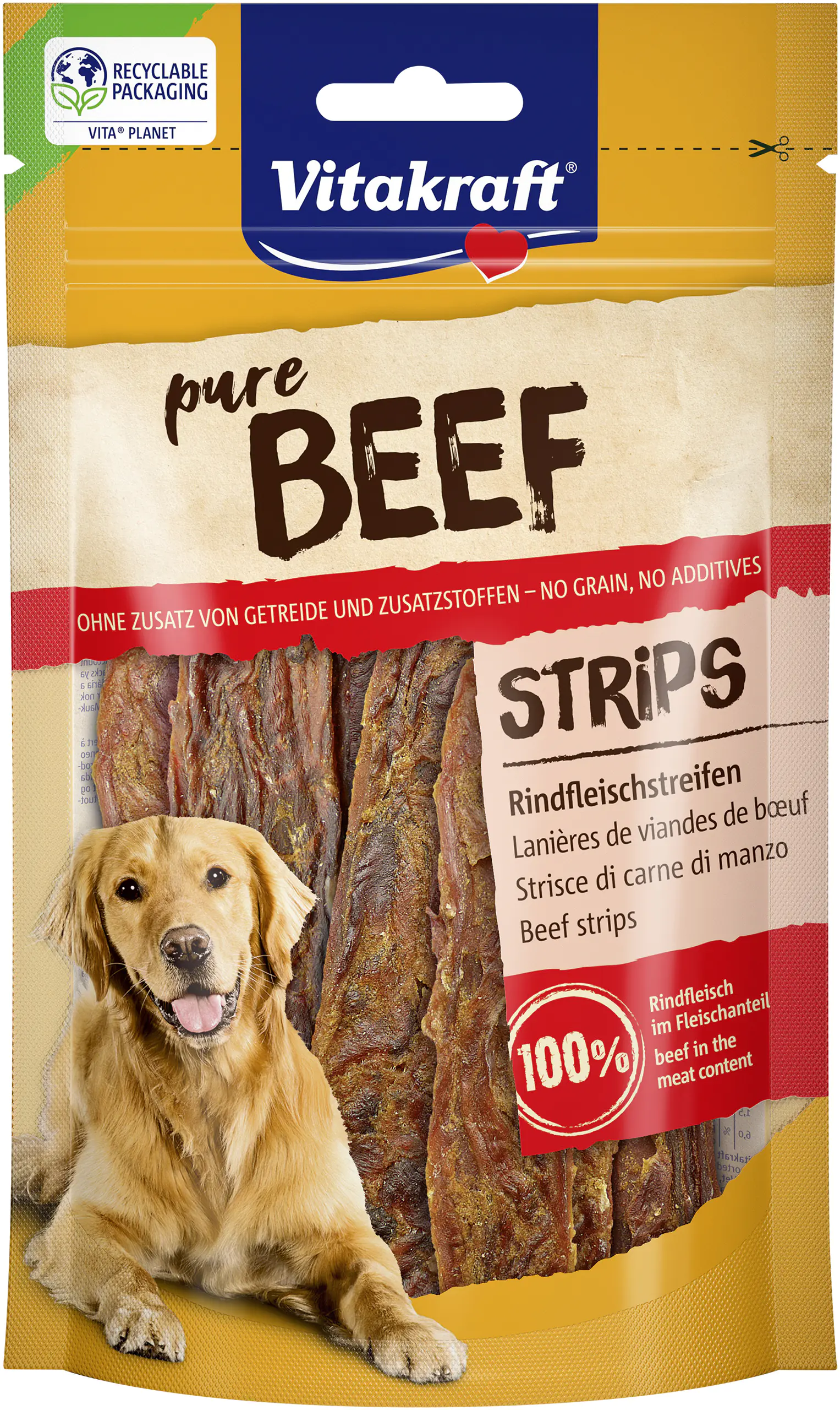 Vitakraft Beef Rindfleischstreifen 80 g Vitakraft Beef Rindfleischstreifen 80 g