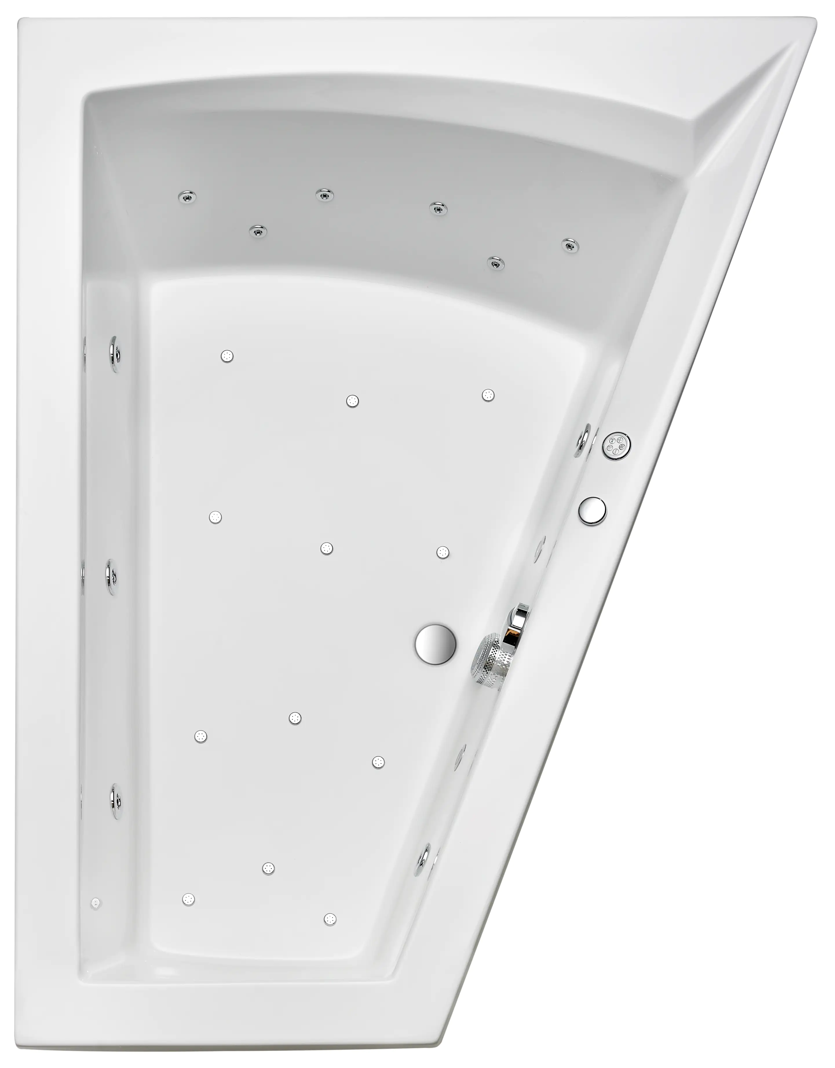 Ottofond Whirlpool Galia I Mod. A 170 x 100 cm, weiß Kombisystem