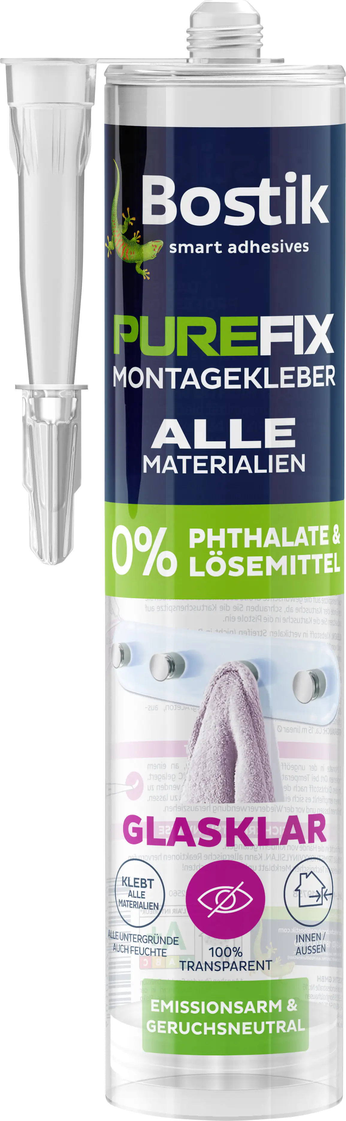 Bostik Purefix Montagekleber Glasklar transparent 300 g