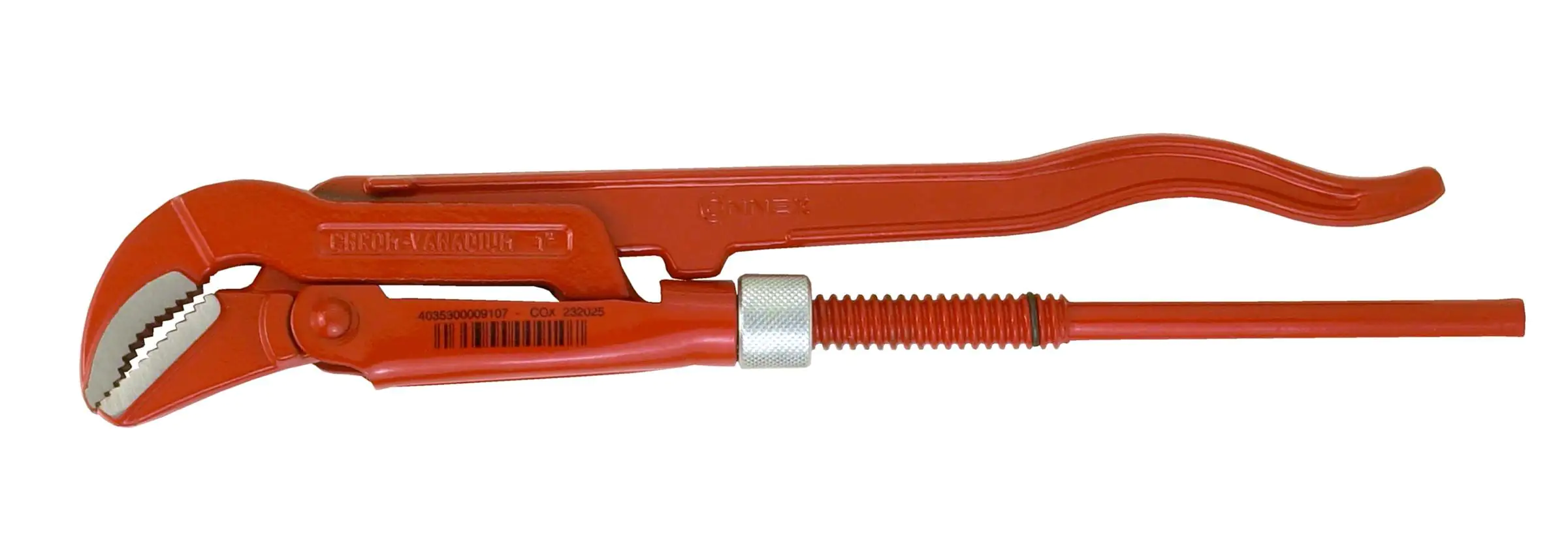 Eckrohrzange 1 1/2" 45° Chrom-Vanadium-Stahl