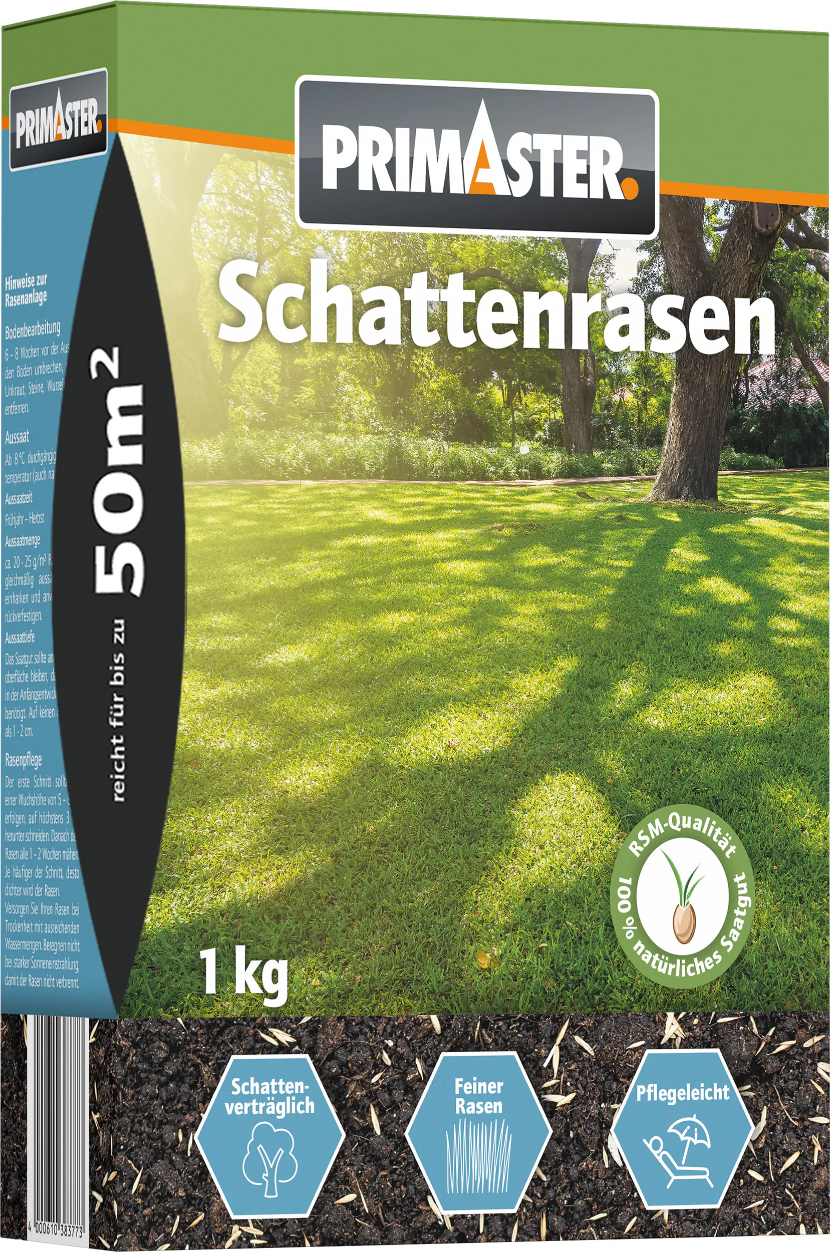 Primaster Schattenrasen 1 kg für ca. 50 m²