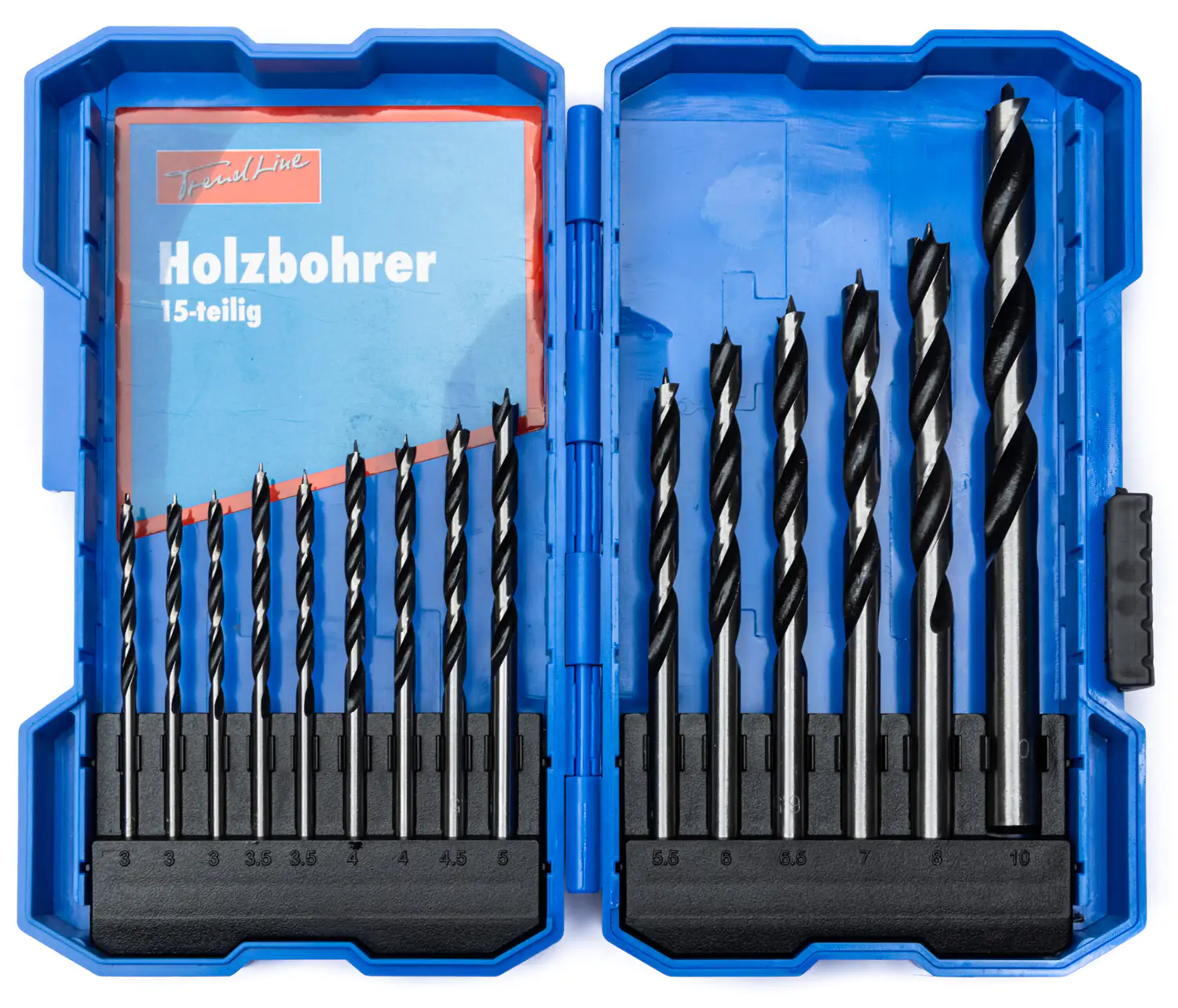 TrendLine Bohrer-Set 15-teilig für Holz
