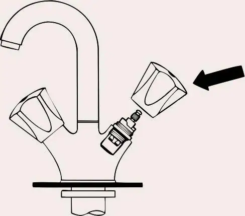 Cornat Haubengriff für Ventiloberteil