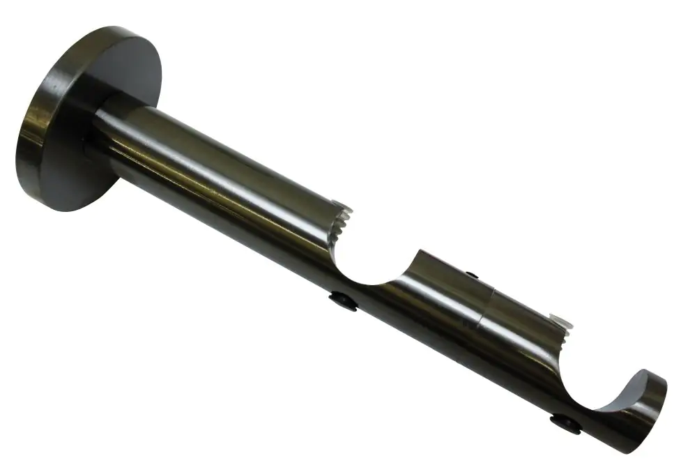 Gardinia Doppel-Kombiträger Chicago titan, 14 cm, Ø 20 mm