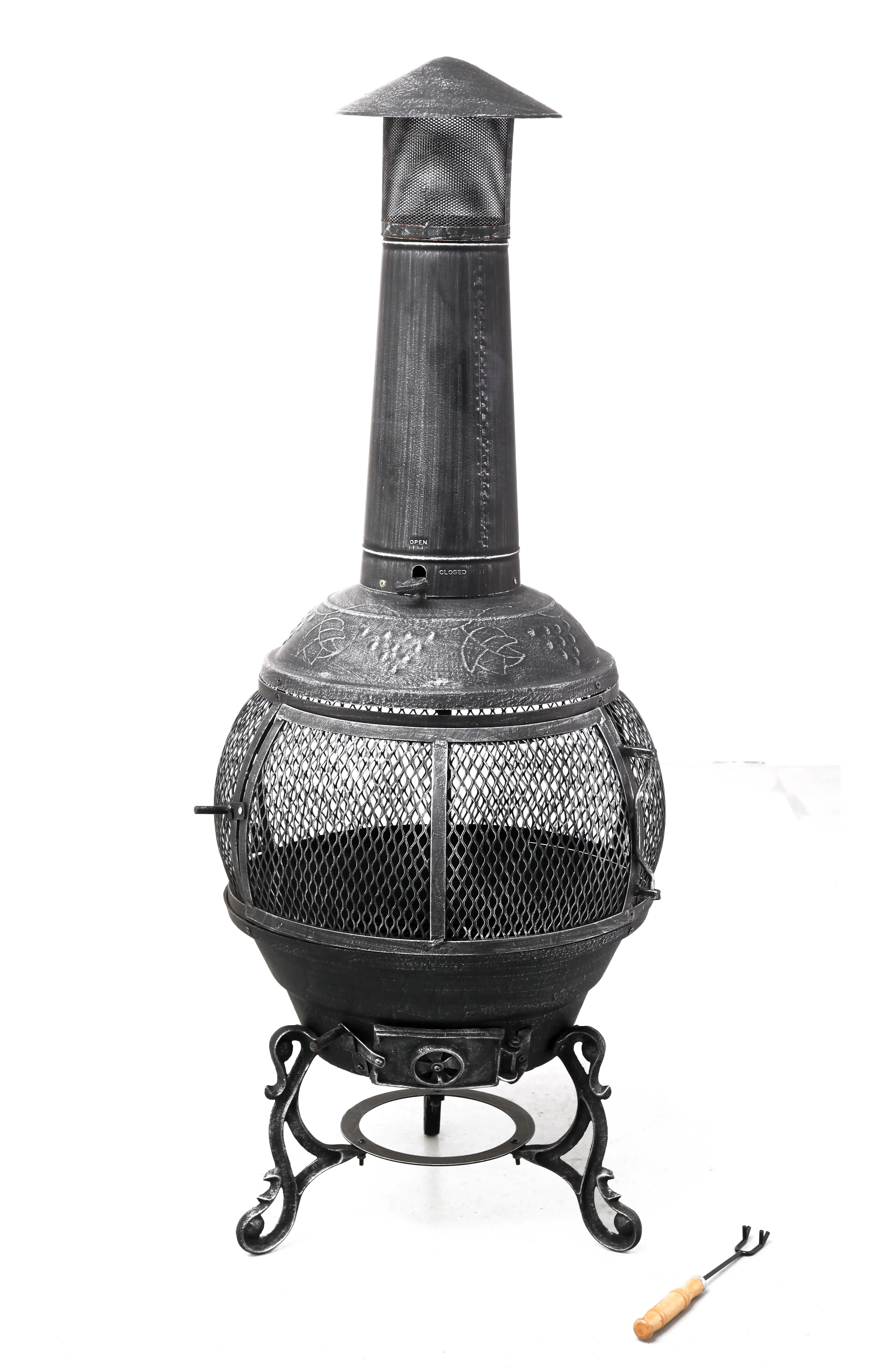 4011964010345 Tepro Guss-Feuerstelle Jacksonville schwarz/grau