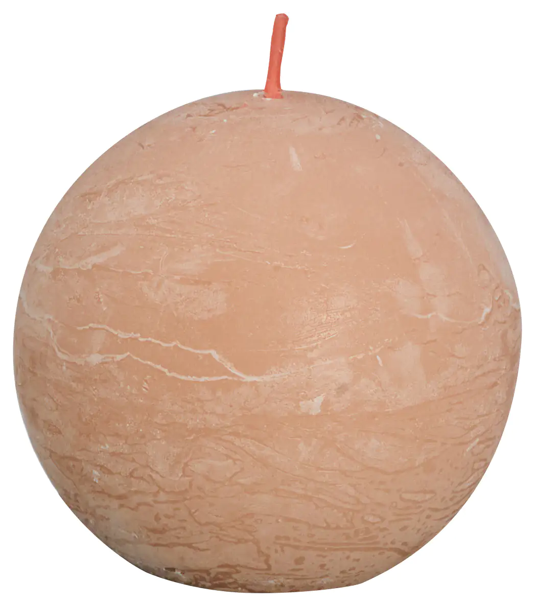 8717847143556 Bolsius Rustik Kugelkerze 76 mm nebliges rosa