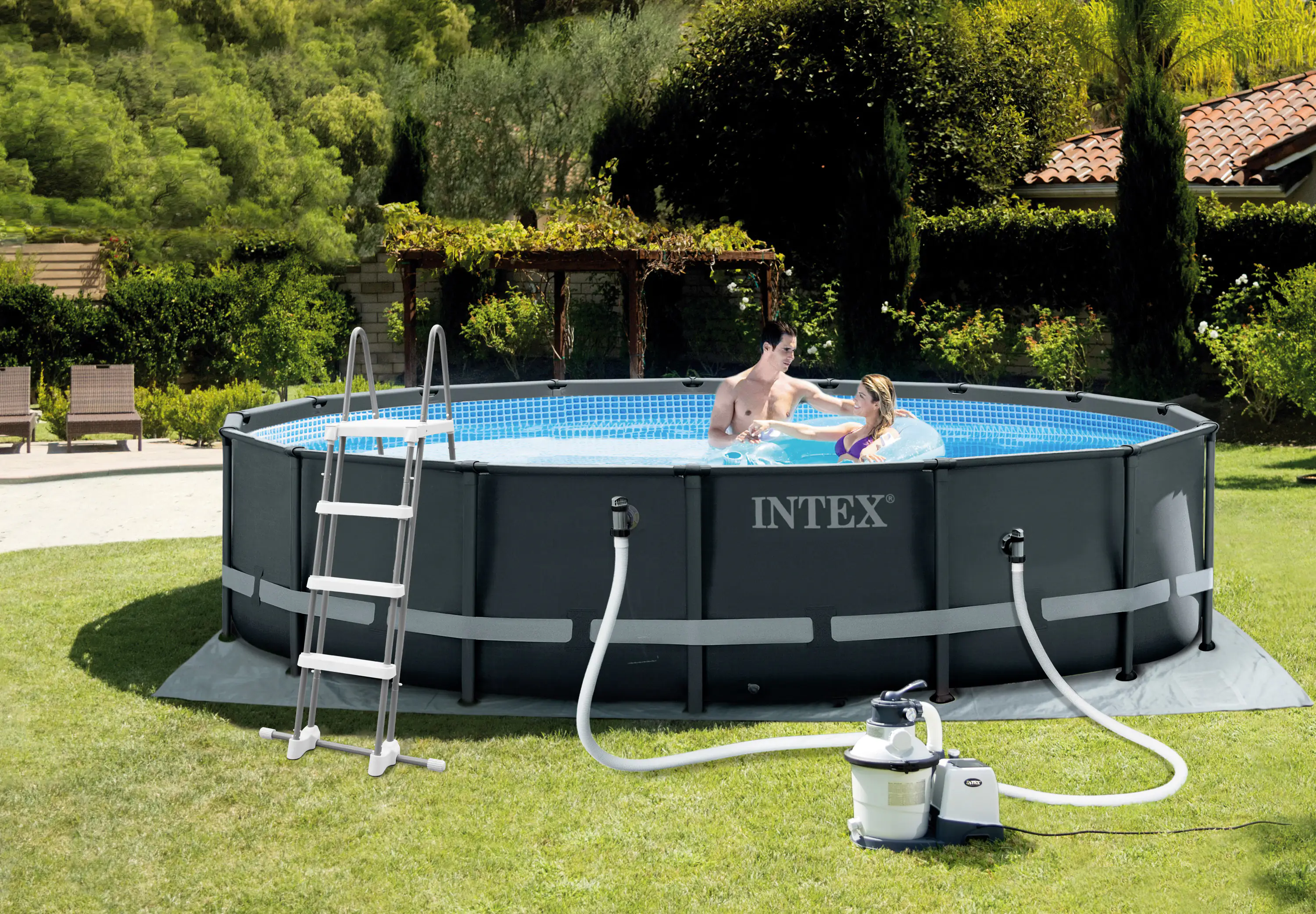 Intex Frame Pool Set Ultra Rondo Ø 488 x 122 cm Intex Frame Pool Set Ultra Rondo Ø 488 x 122 cm
