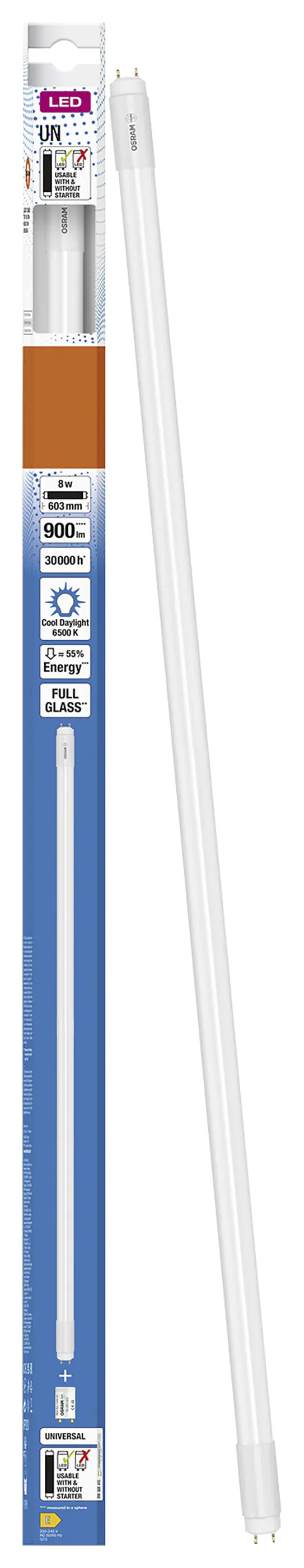 Osram LED Röhre T8 60 cm G13 8 W kaltweiß