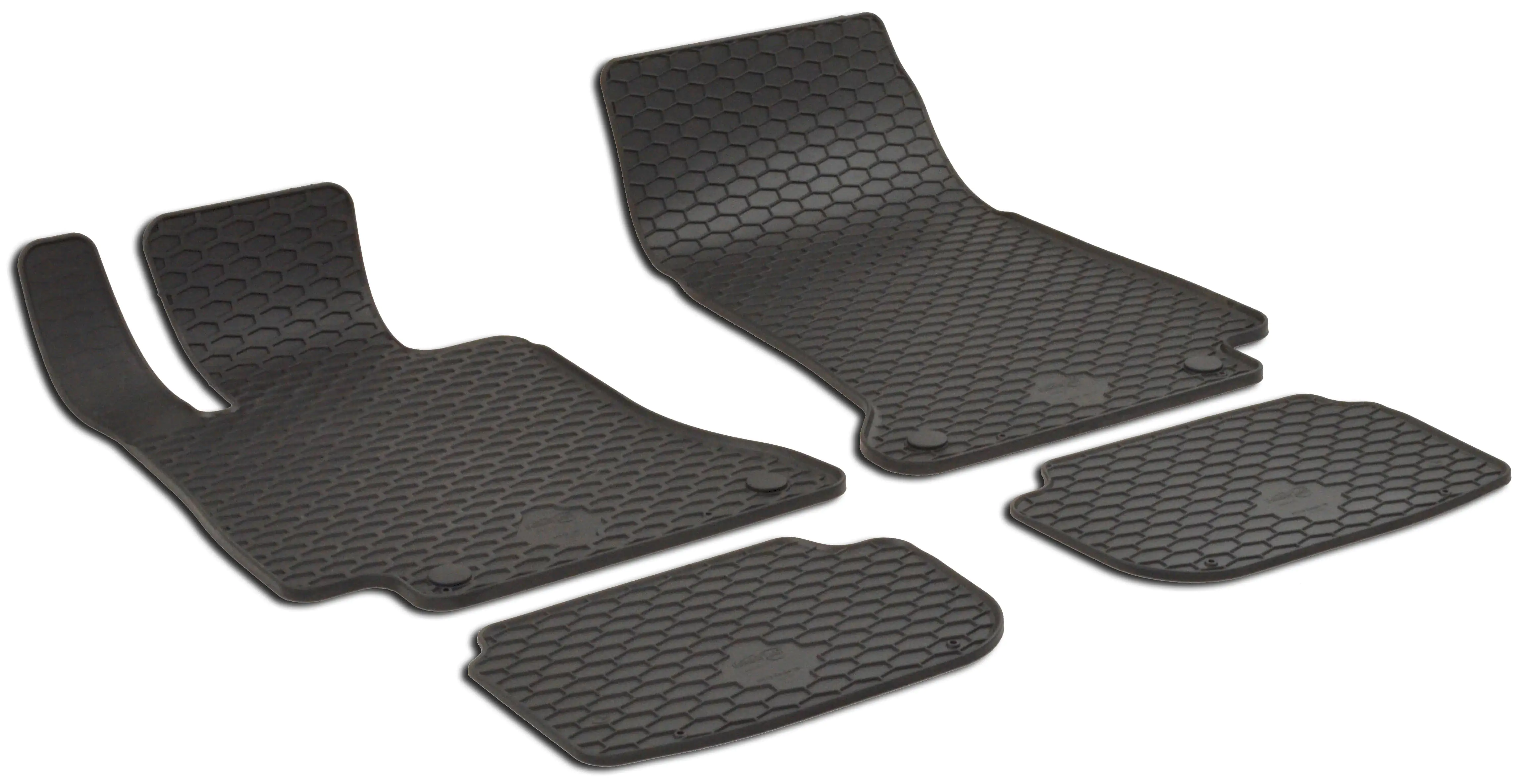 Walser Passform Fußmatten Gummi RubberLine für Mercedes-Benz E-Klasse coupe (C238)