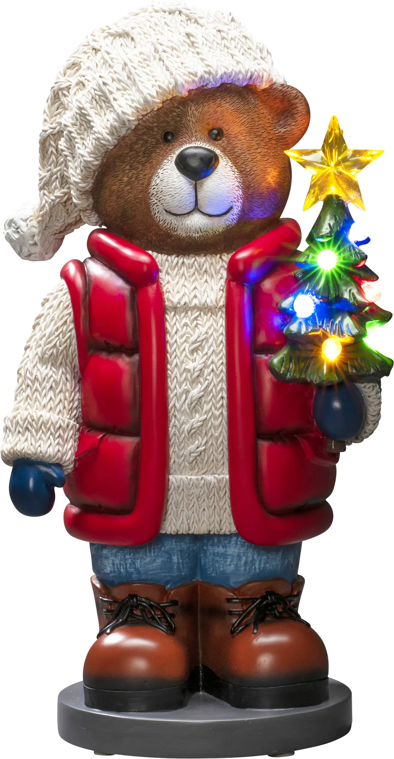 Konstsmide LED Teddybär 8 bunte Dioden mit Timer