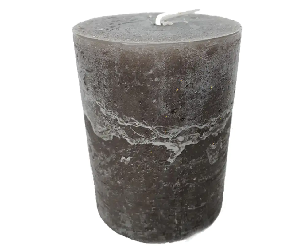 House of Rustic Kerze 9 cm taupe