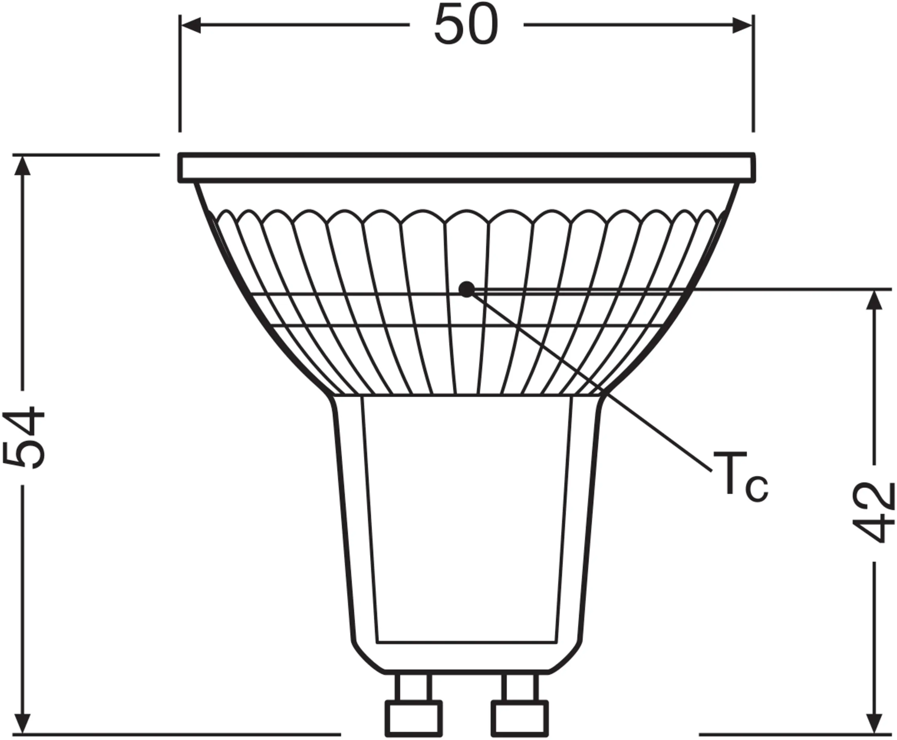 Bellalux LED Reflektor PAR16 GU10 4,3 W neutralweiß klar