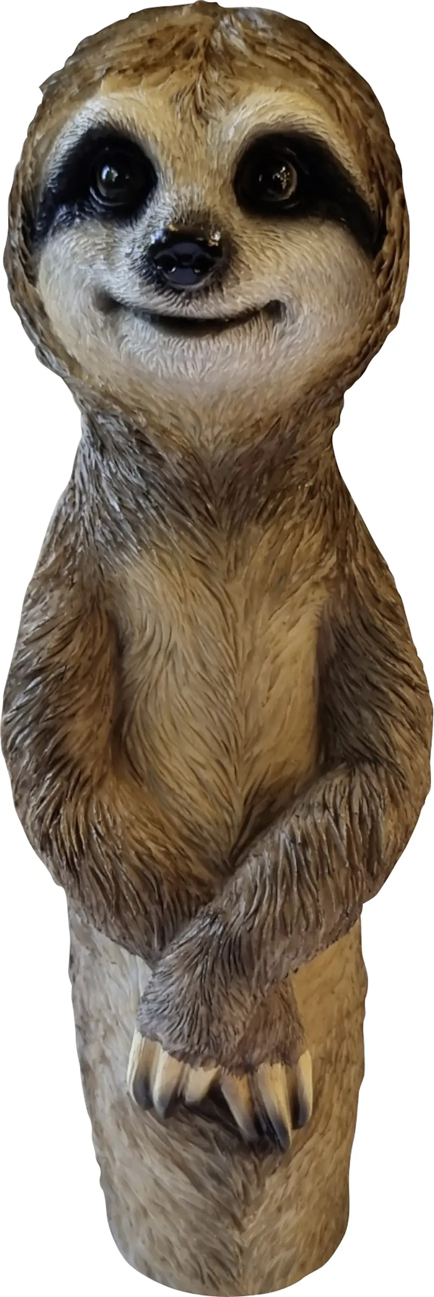 Dekofigur Faultier Stecker 30 cm bunt