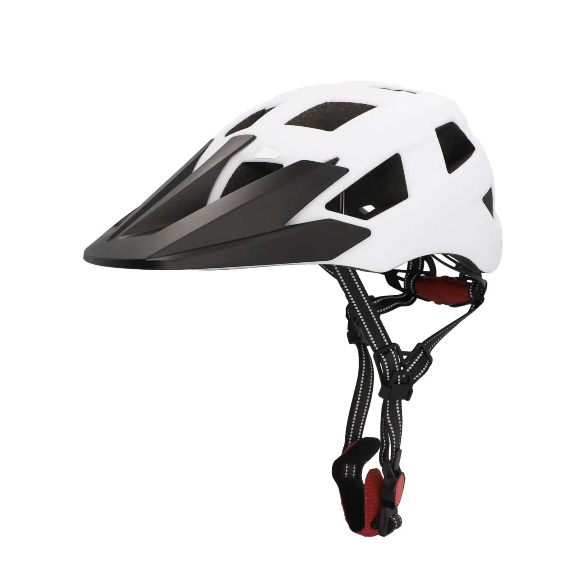 Fischer Fahrradhelm MTB Plus Atlas L/XL weiß/schwarz