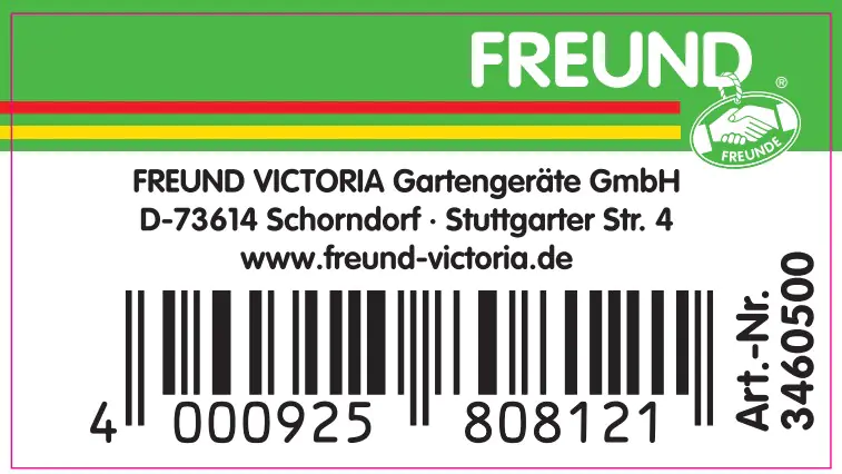 Freund Victoria Obstpflücker mit reißfestem Kunststoffsack