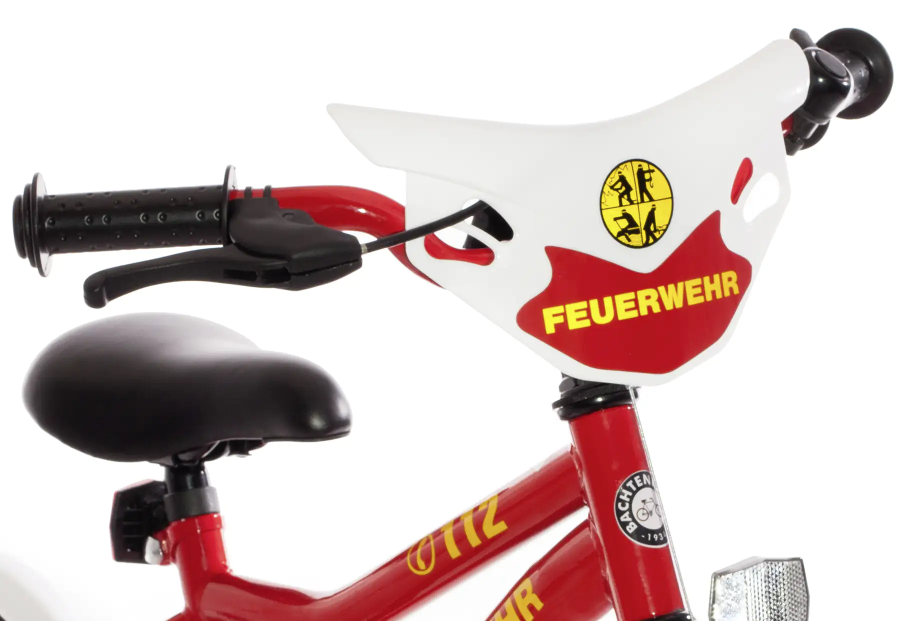 Bachtenkirch Kinderfahrrad Feuerwehr Kuma 18 Zoll rot weiß
