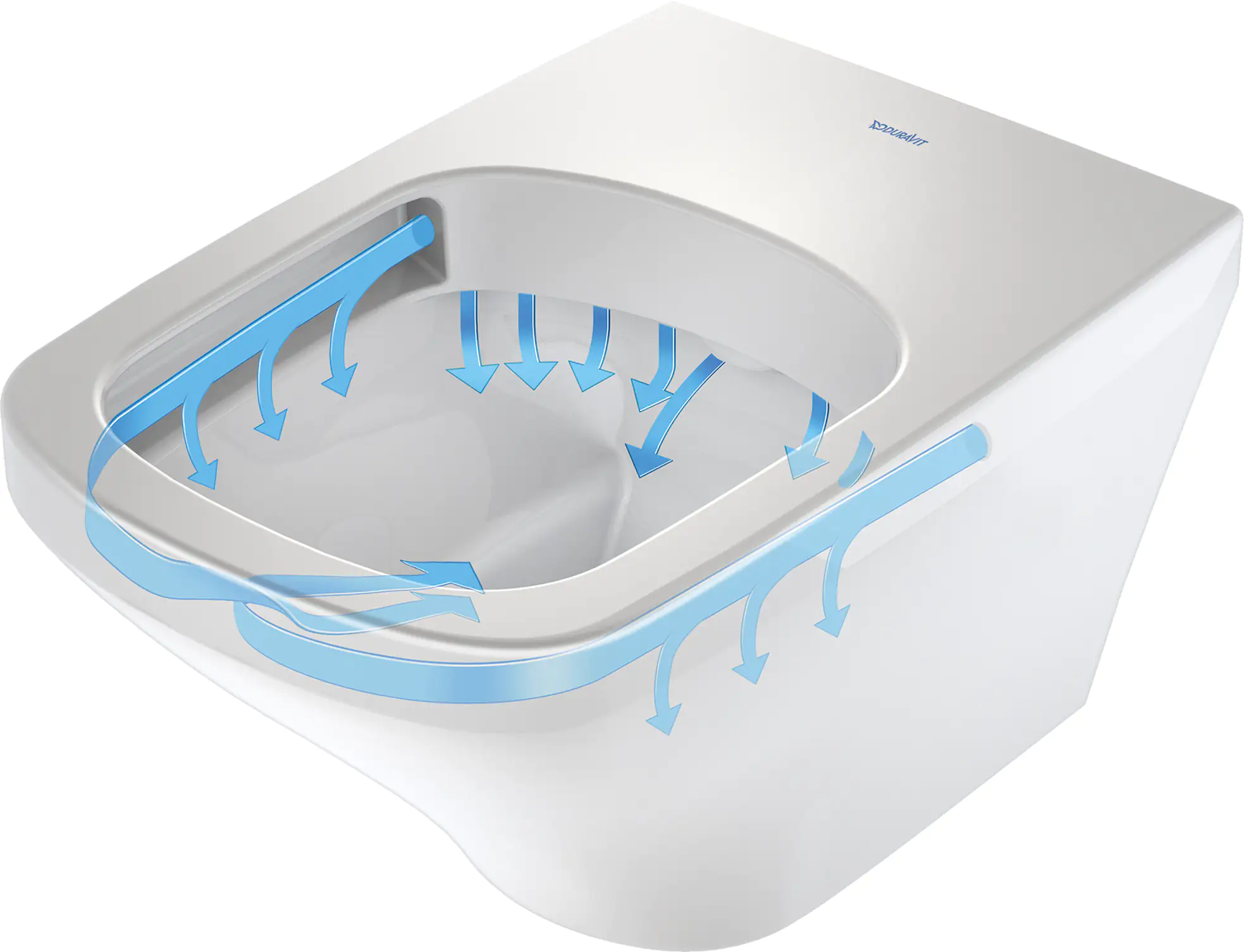 4053424087955_01 Duravit Wand-Tiefspül-WC Durastyle mit WC-Sitz