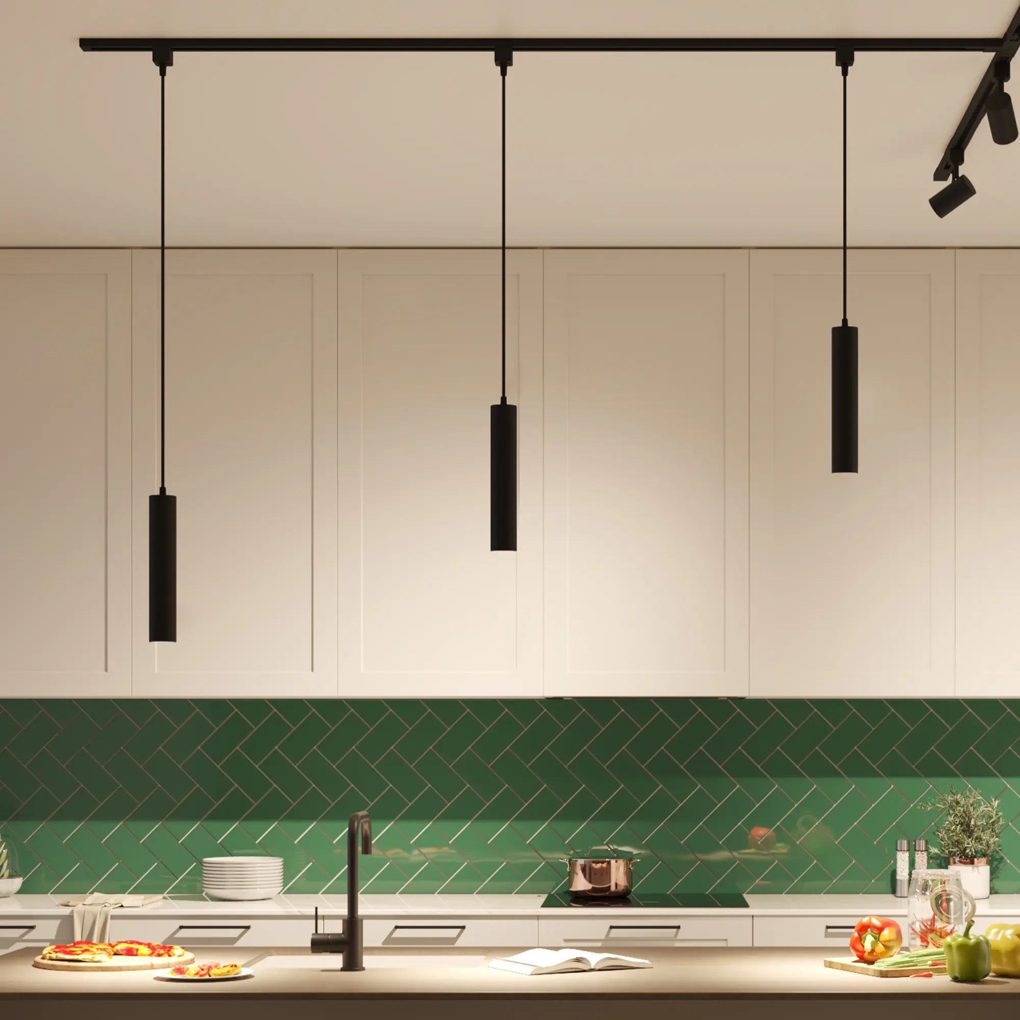 Philips EasyLink Hängeleuchtenanschlus für Schienenleuchte schwarz