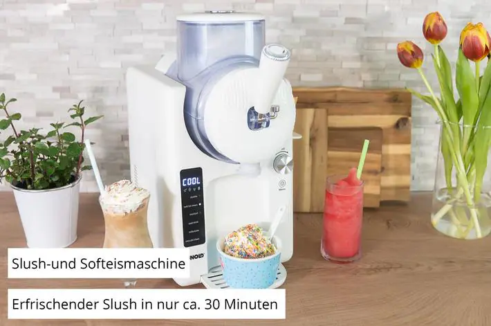 Unold 2in1-Slush und Softeismaschine Sofie 48950 inkl. Kühlaggregat 2 l
