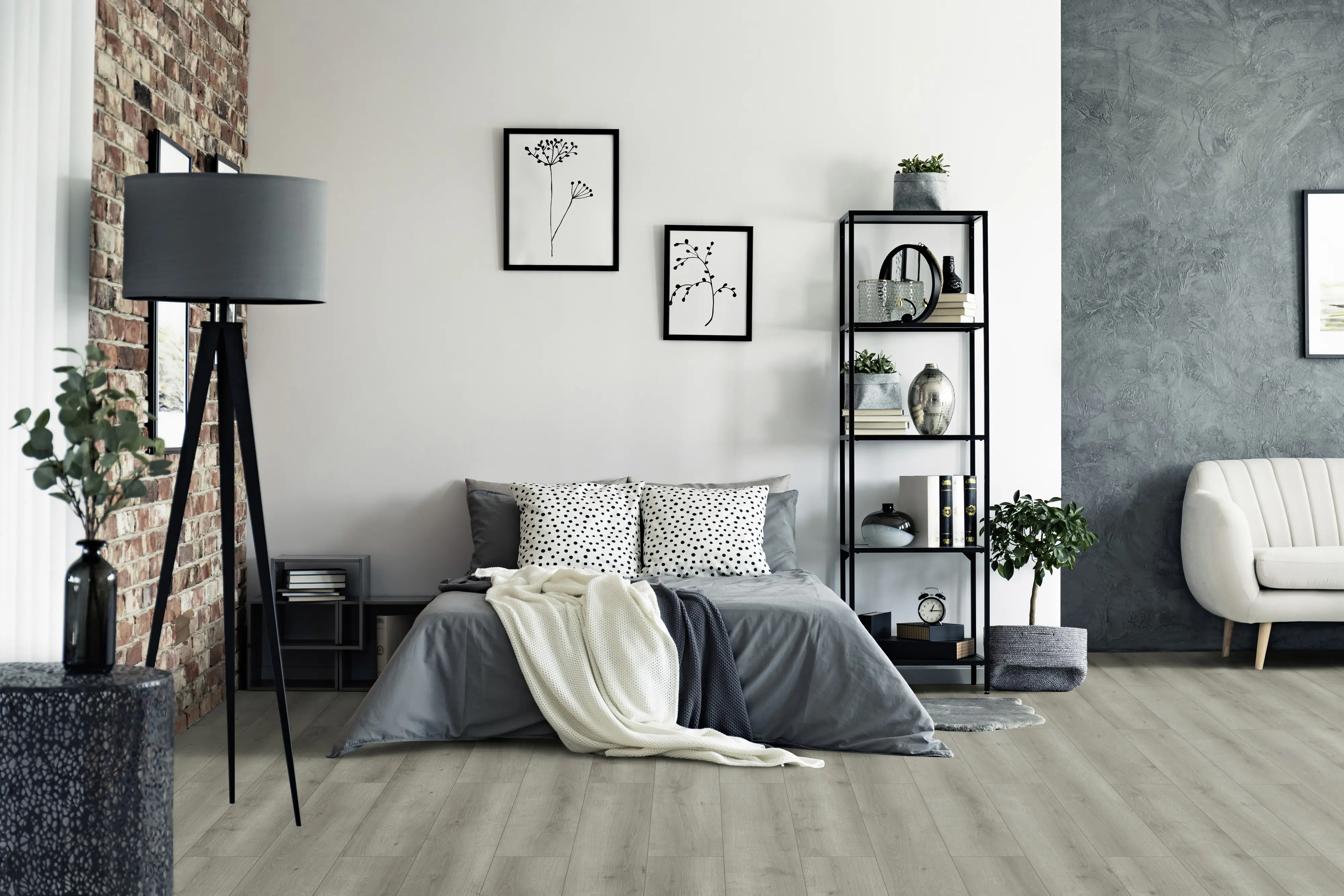 Classen Laminat Megaloc Aquaprotect 128,5 x 19,2 cm 8 mm Oak grey brown Classen Laminat Megaloc Aquaprotect 128,5 x 19,2 cm 8 mm Oak grey brown