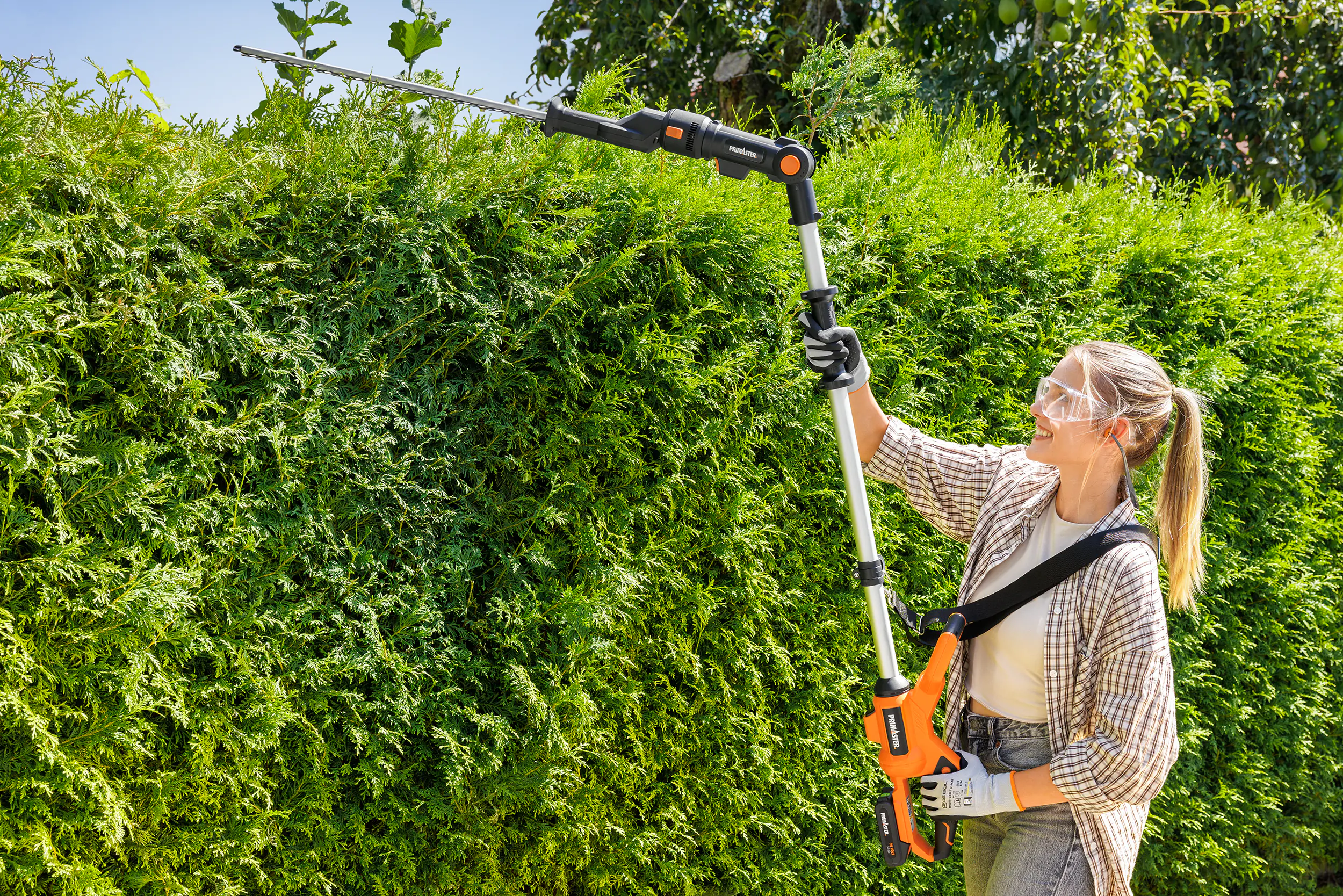 Primaster Akku Stabheckenschere PASH 20 V ohne Akku und Ladegerät