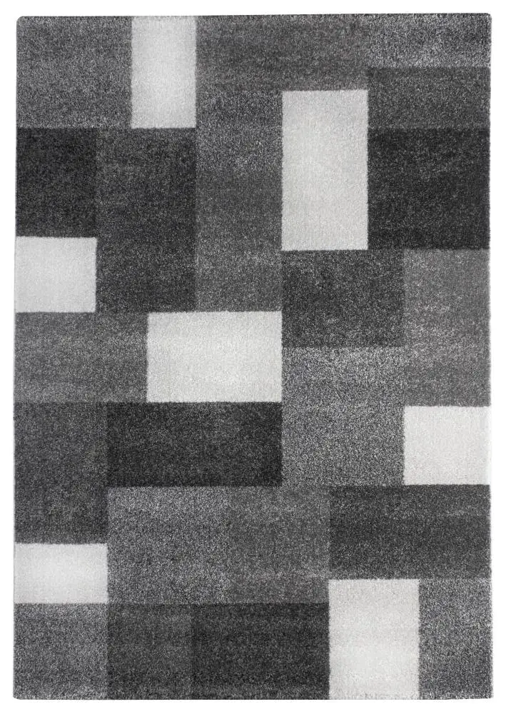 Teppich Colmar grau-kariert, 67 x 140 cm Teppich Colmar grau-kariert, 67 x 140 cm
