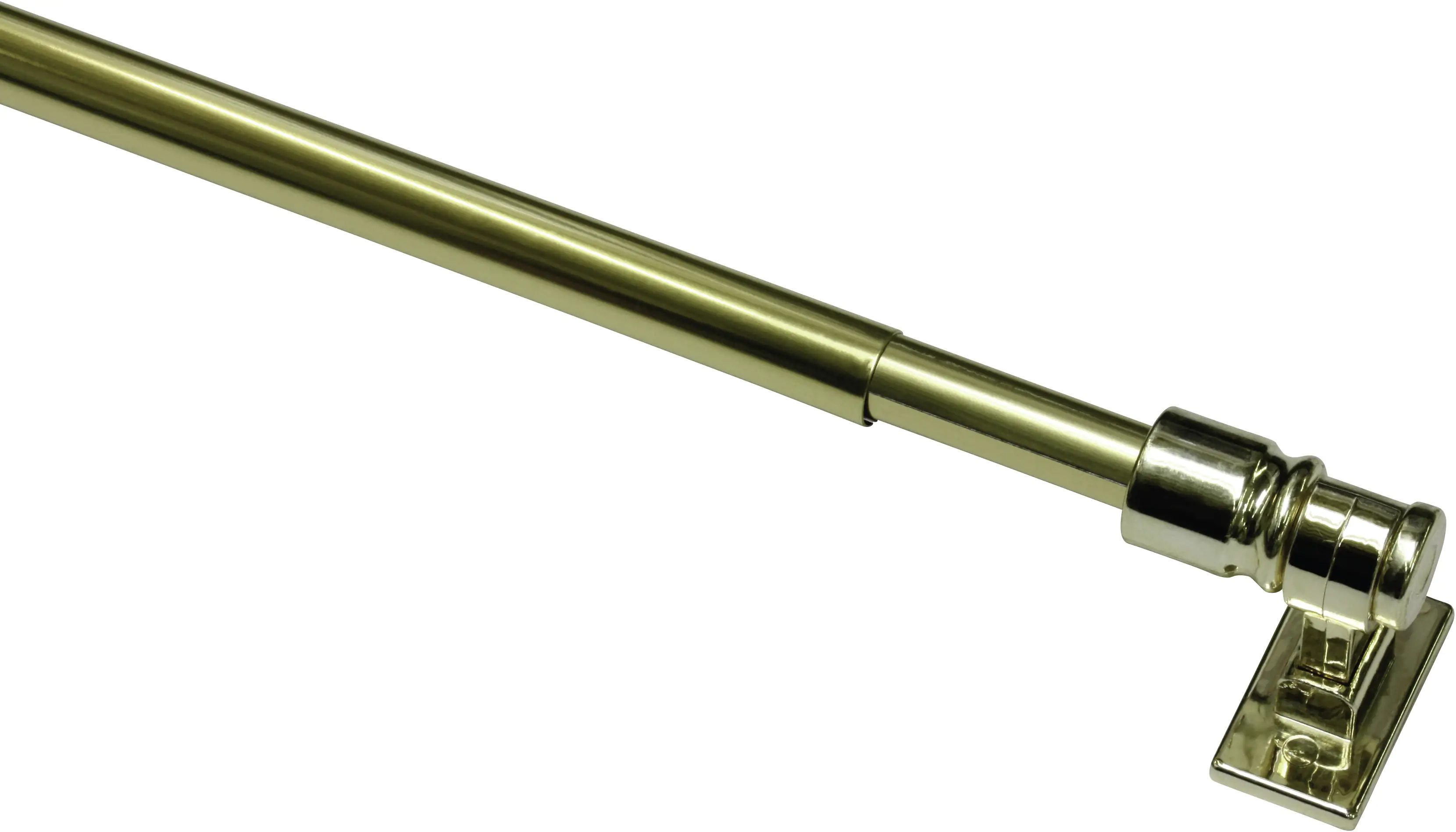 Gardinia Caféhausstange California messing, 75 - 135 cm, Ø 12 mm