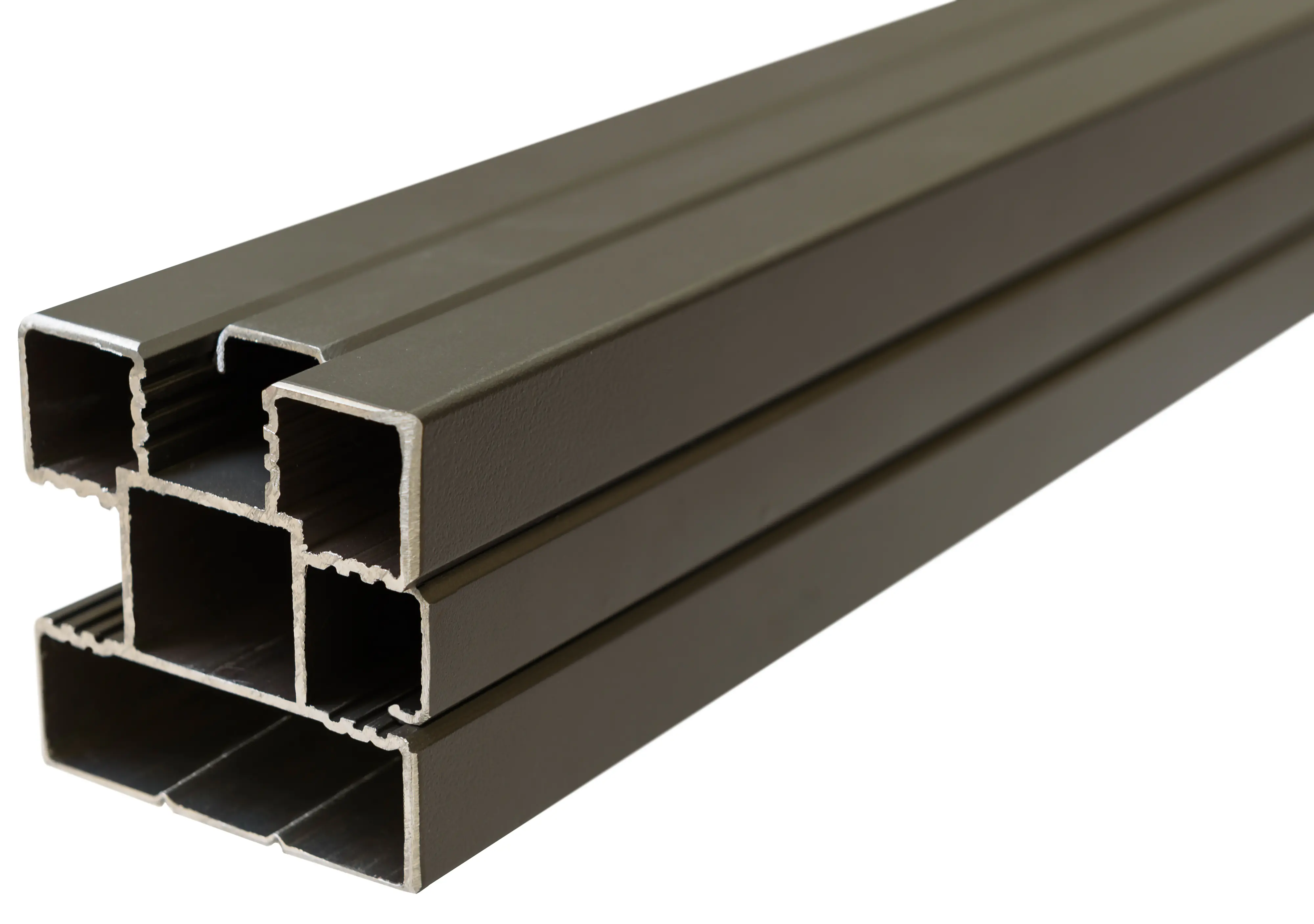 elephant Alupfosten-Set 240 x 6,8 x 6,8 cm anthrazit