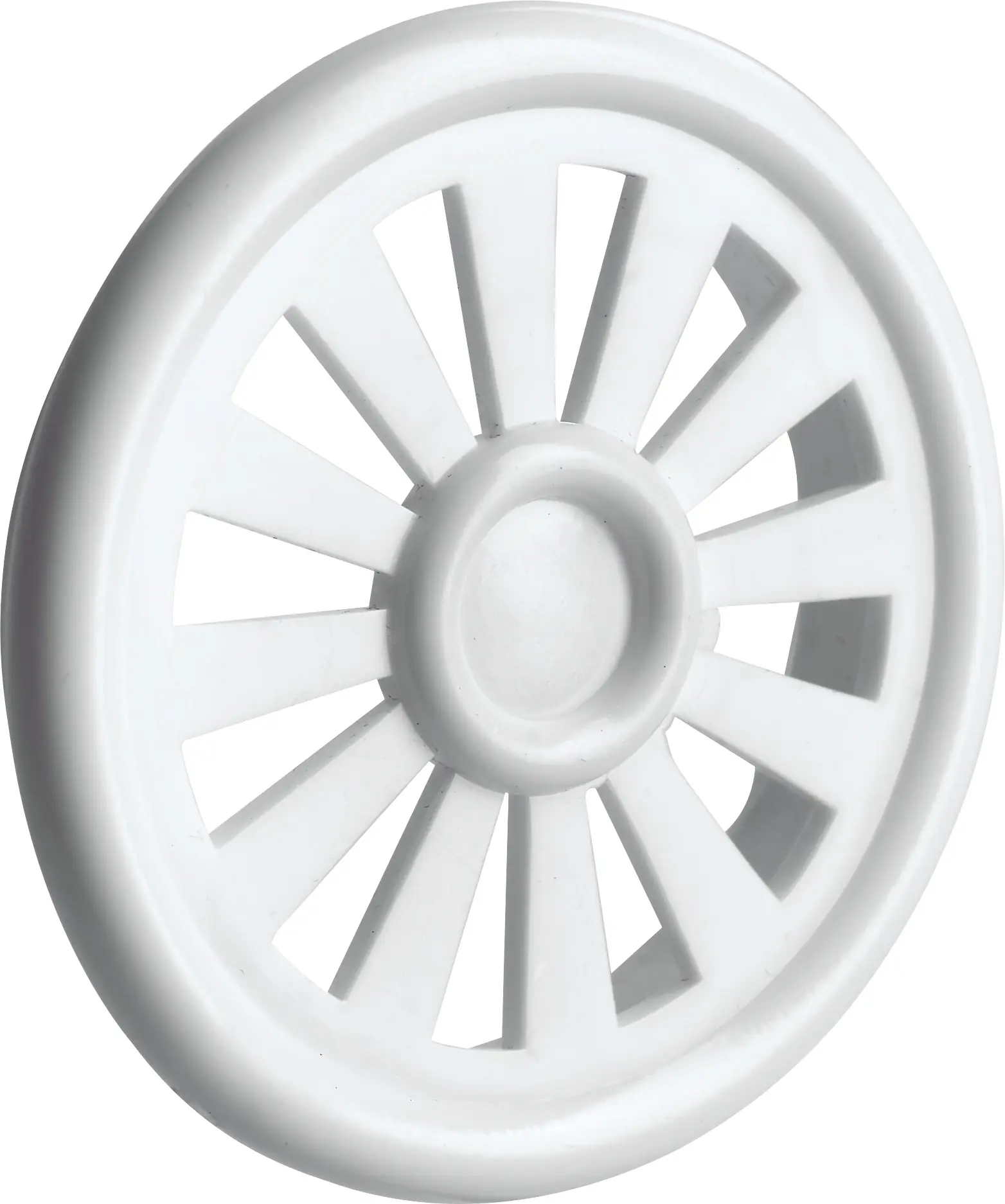 Hettich Lüftungsgitter Kunststoff Ø 40 mm weiß - 1 Stück