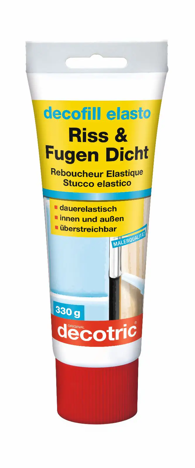 Decotric decofill elasto Riss- und Fugen-Dicht weiß, 330 g
