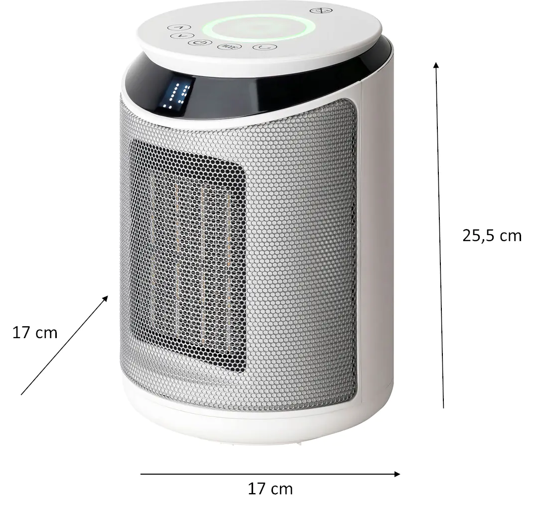 Essentials Keramik-Heizlüfter Compact Wlan-fähig 2000W