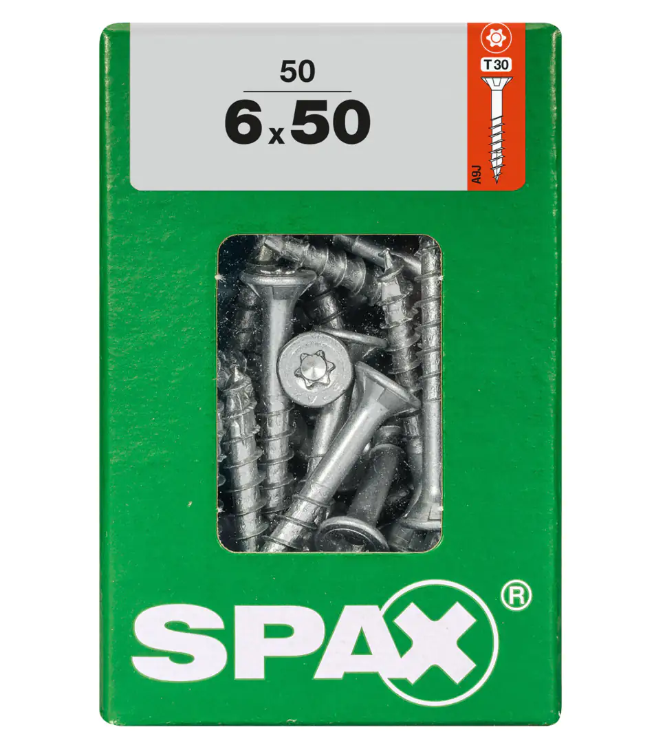Spax Universalschrauben 6.0 x 50 mm TX 30 - 50 Stk.