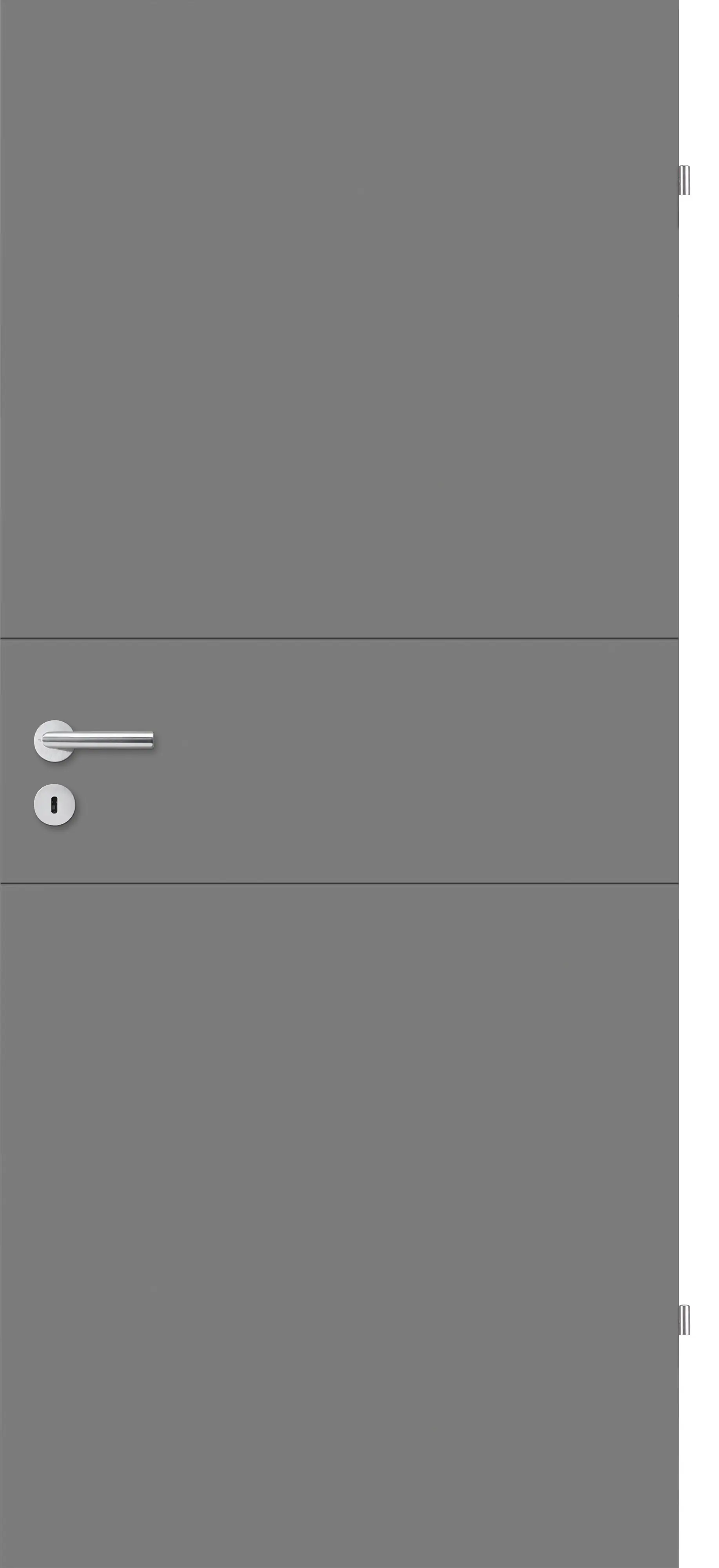 Borne Türblatt Turida 11 Lack edelgrau Röhrenspan