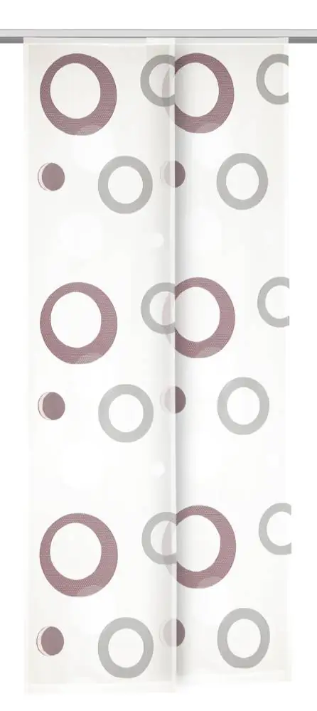 Neusser Collection Flächenvorhang rot, 245 x 60 cm