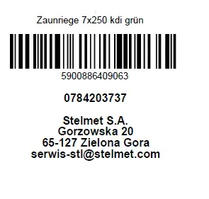 Zaunriegel 250 x 7 cm, kesseldruckimprägniert