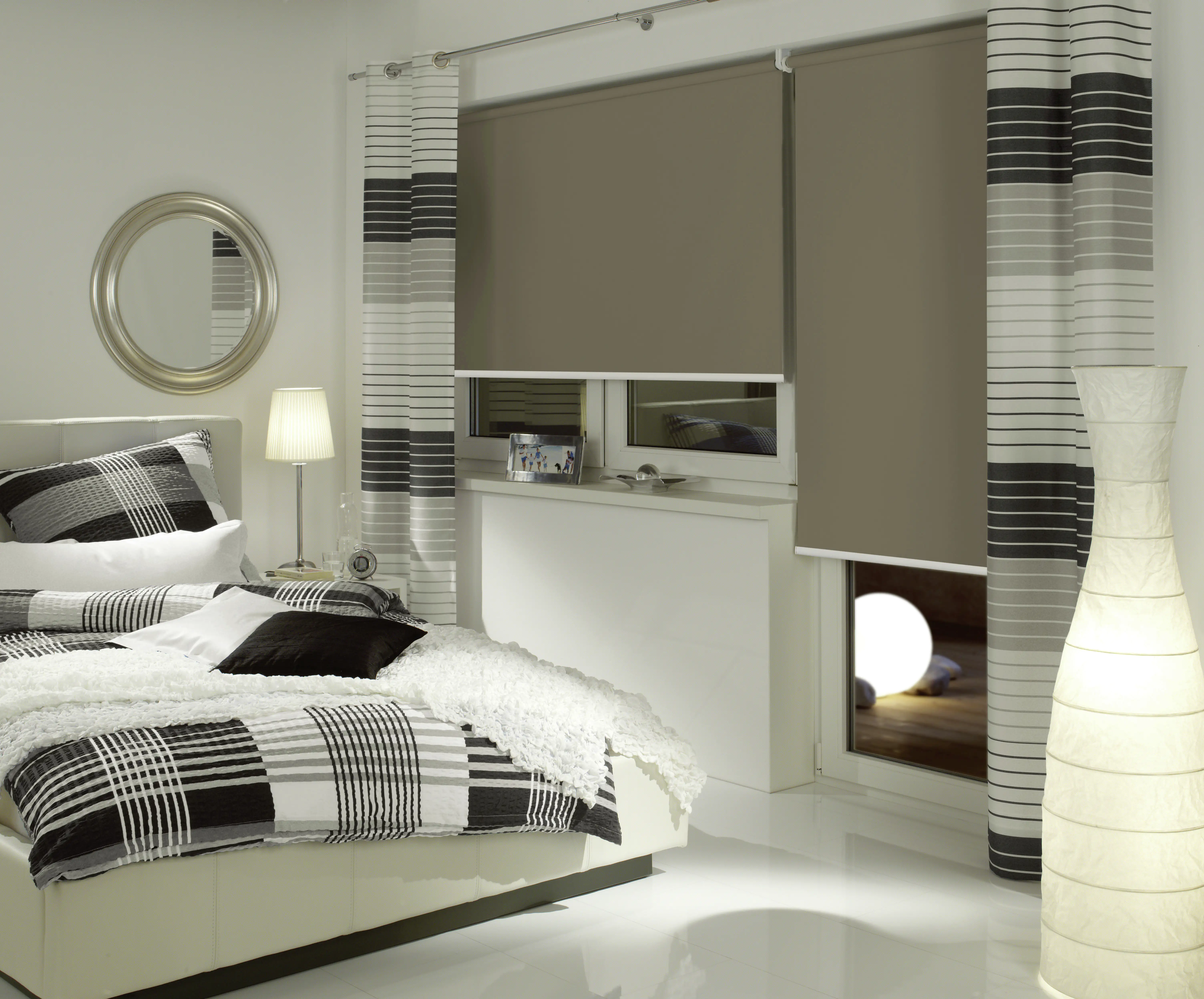 Gardinia Seitenzugrollo Blackout mocca 102 x 180 cm