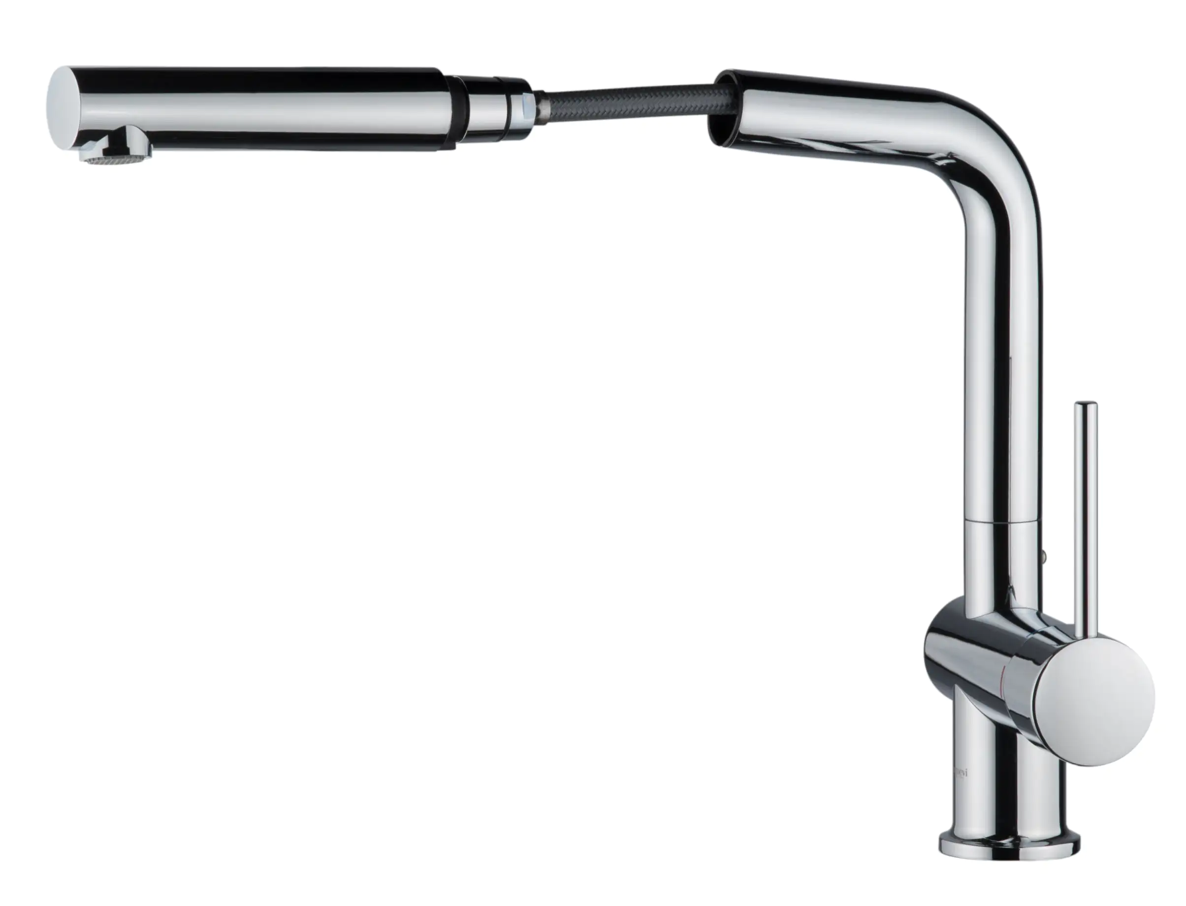 Emmevi Küchenarmatur Piper chrom, mit herausziehbarer Brause