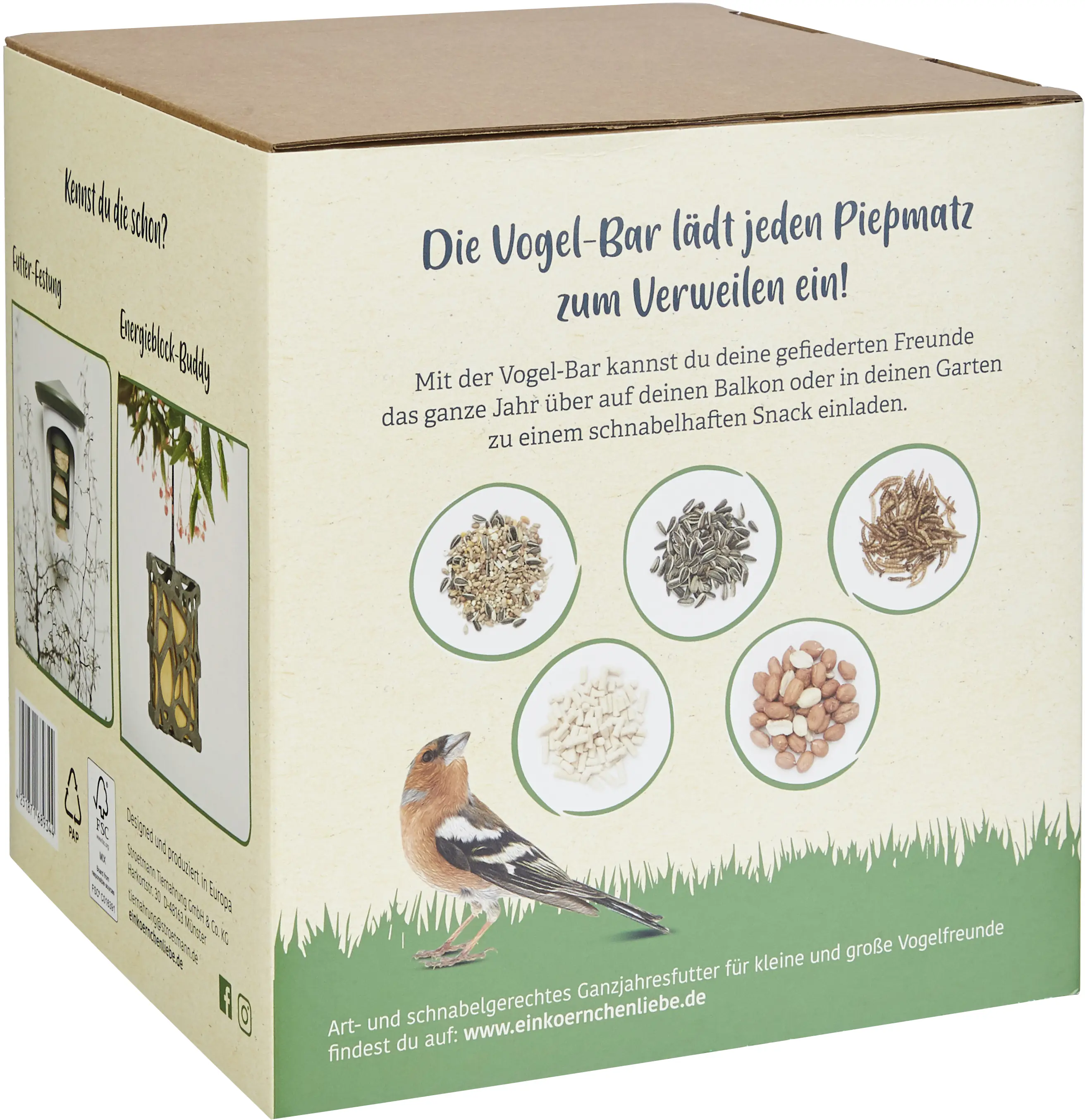 Elles Vogelfutterspender Futter-Festung