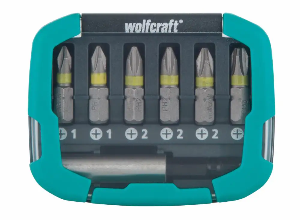 Wolfcraft Bit-Set PH 7-teilig