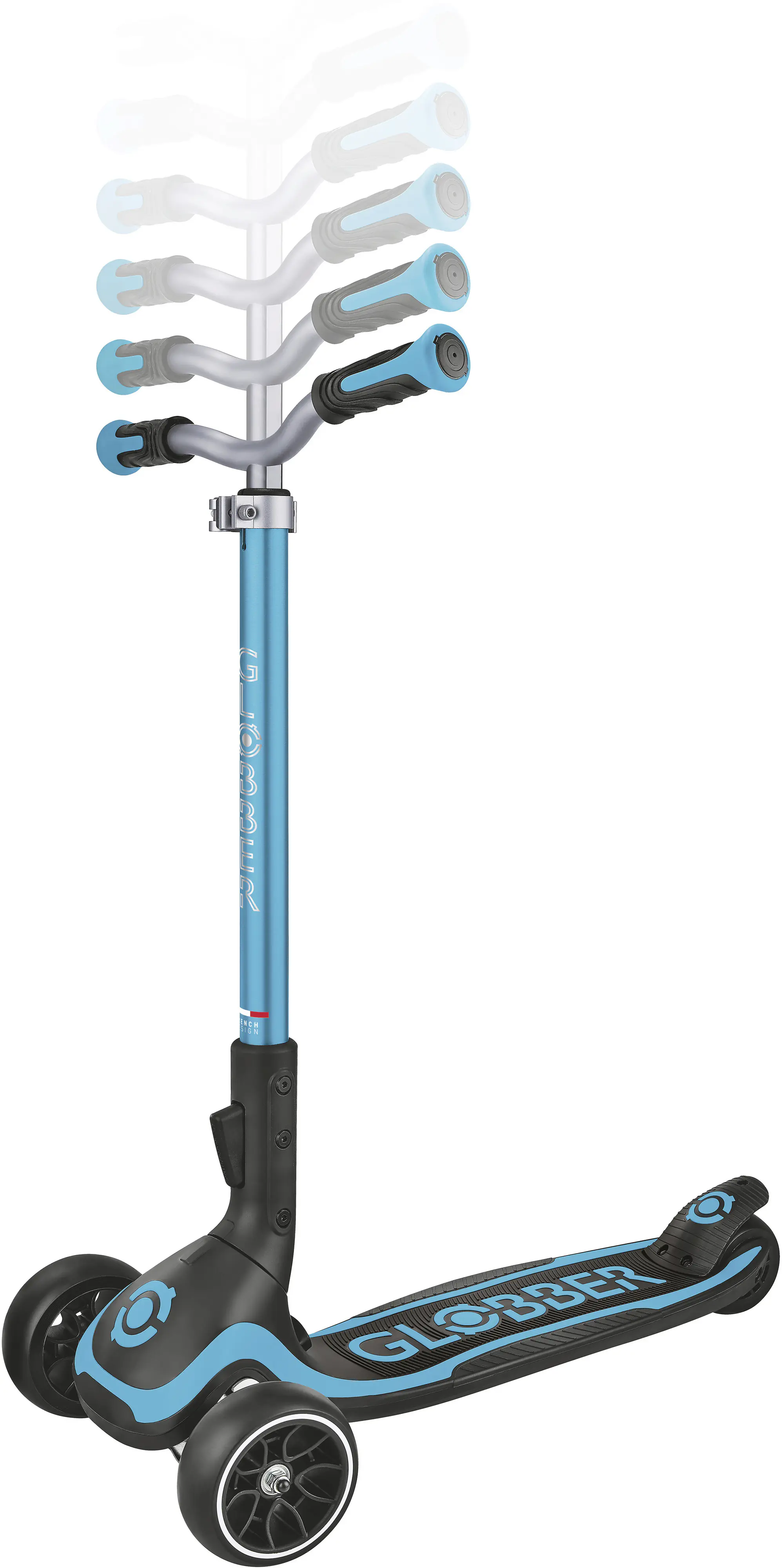 Globber Scooter für Kinder Ultimum schwarz/blau