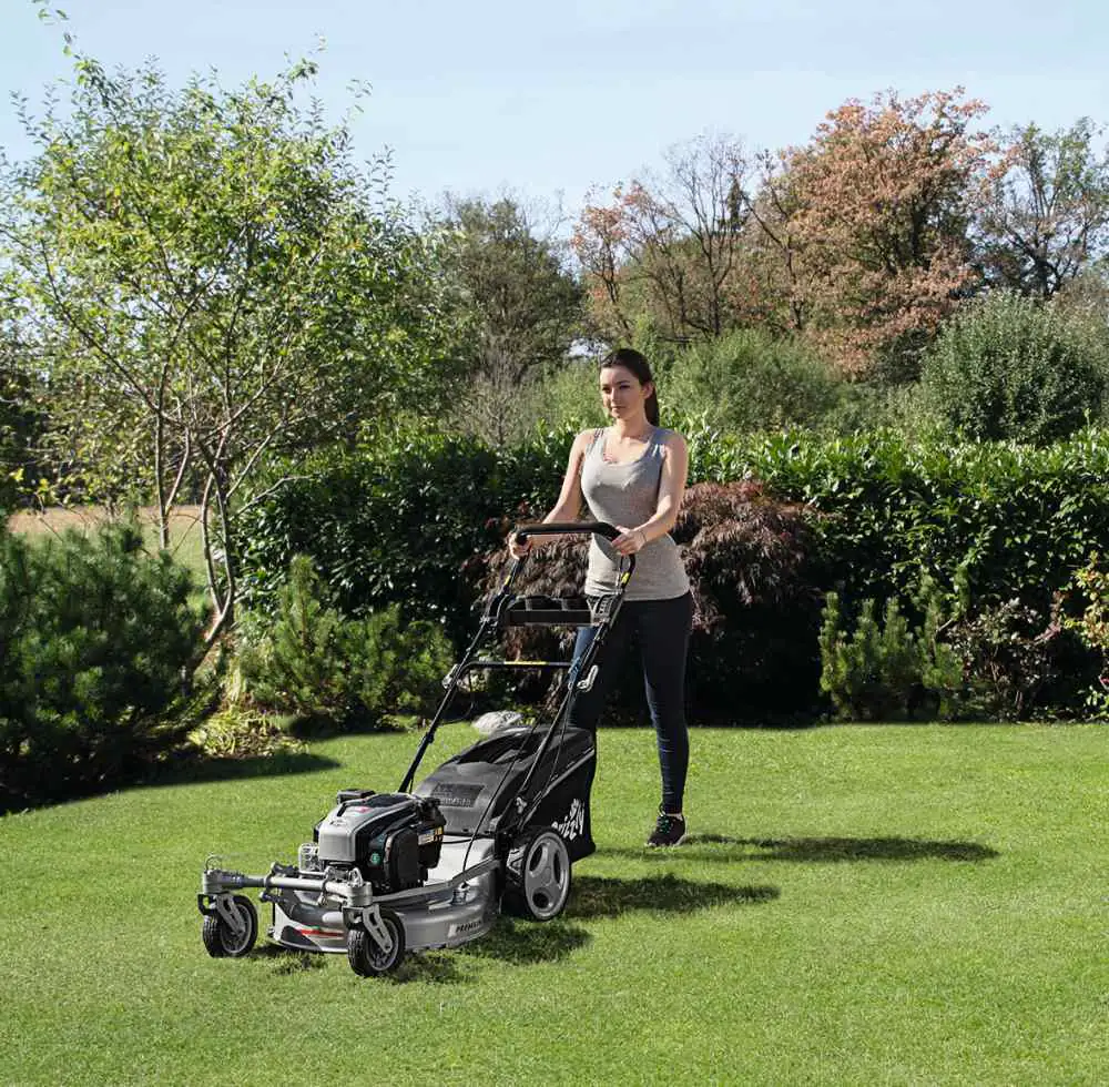 Grizzly Tools Benzin-Rasenmäher BRM 56-163 BSA 56 cm Schnittbreite