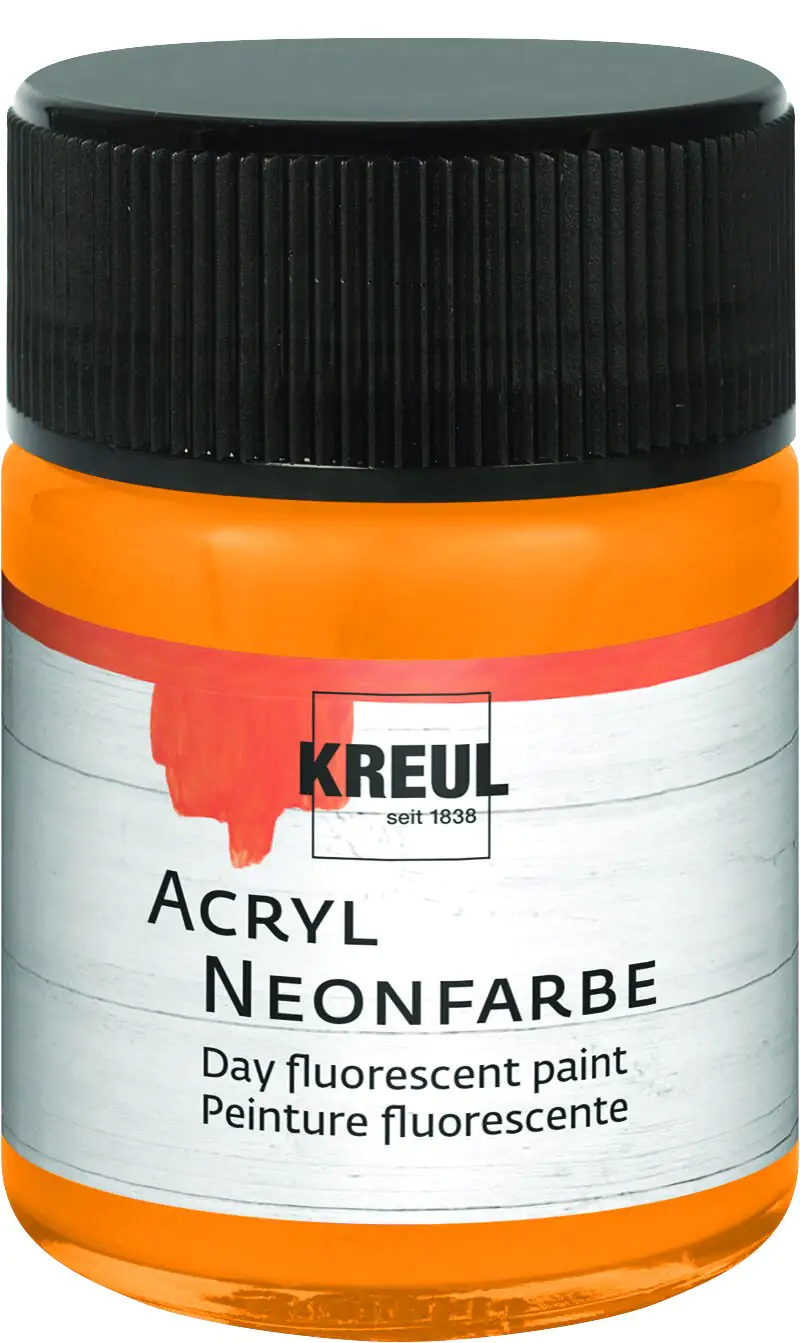 Kreul Acryl Neonfarbe neonorange 50 ml Kreul Acryl Neonfarbe neonorange 50 ml
