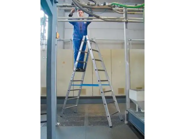 Krause Aluminium-Doppelleiter STABILO 5,10 m Krause Aluminium-Doppelleiter STABILO 5,10 m