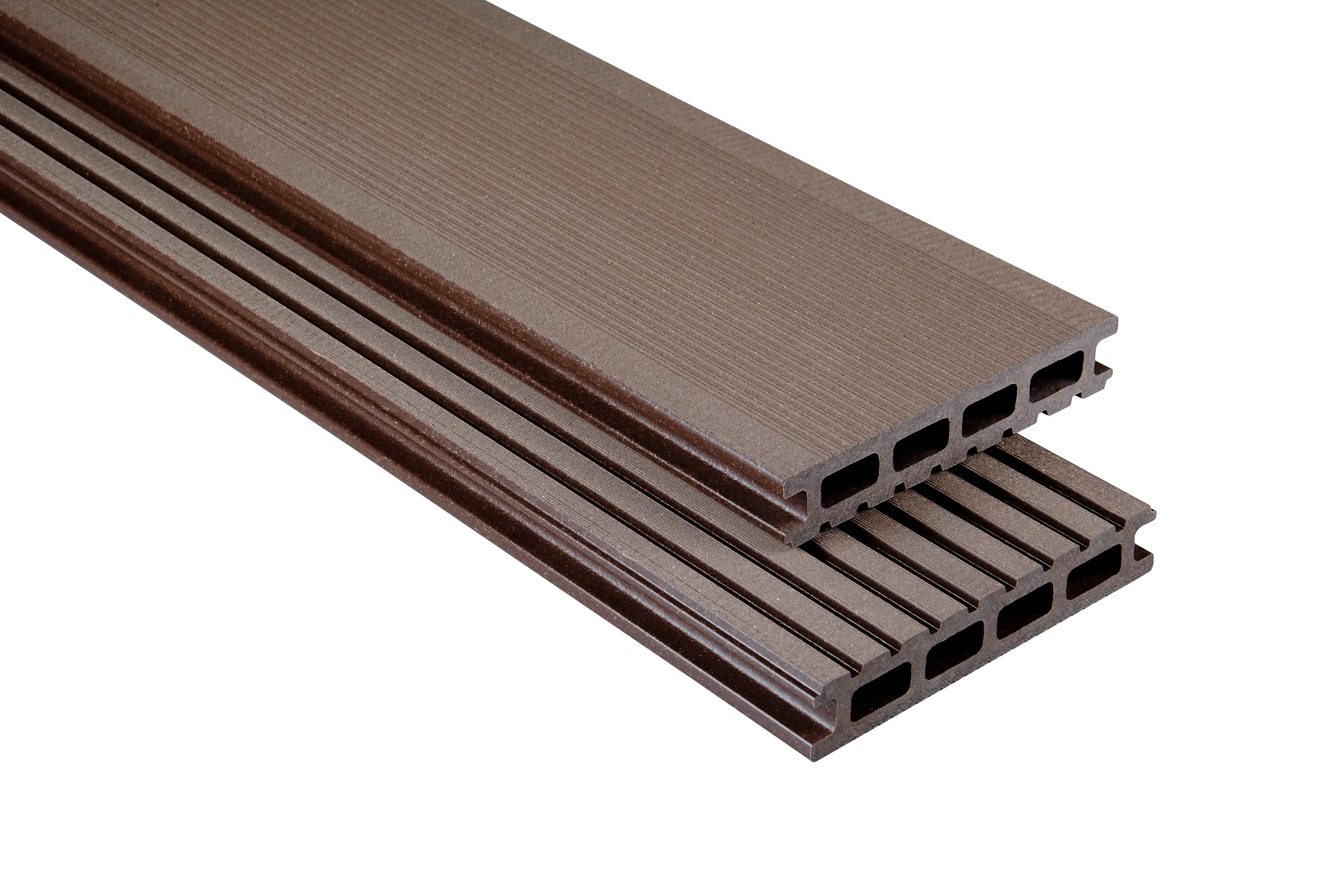 Kovalex Terrassendiele WPC Standard 14,5 x 2,6 cm schoko gebürstet Meterware Kovalex Terrassendiele WPC Standard 14,5 x 2,6 cm schoko gebürstet Meterware