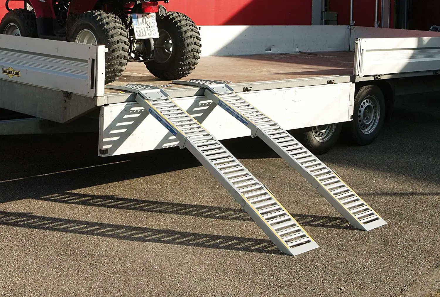 Unitec Auffahrrampe klappbar 200x25cm - 2 Stück