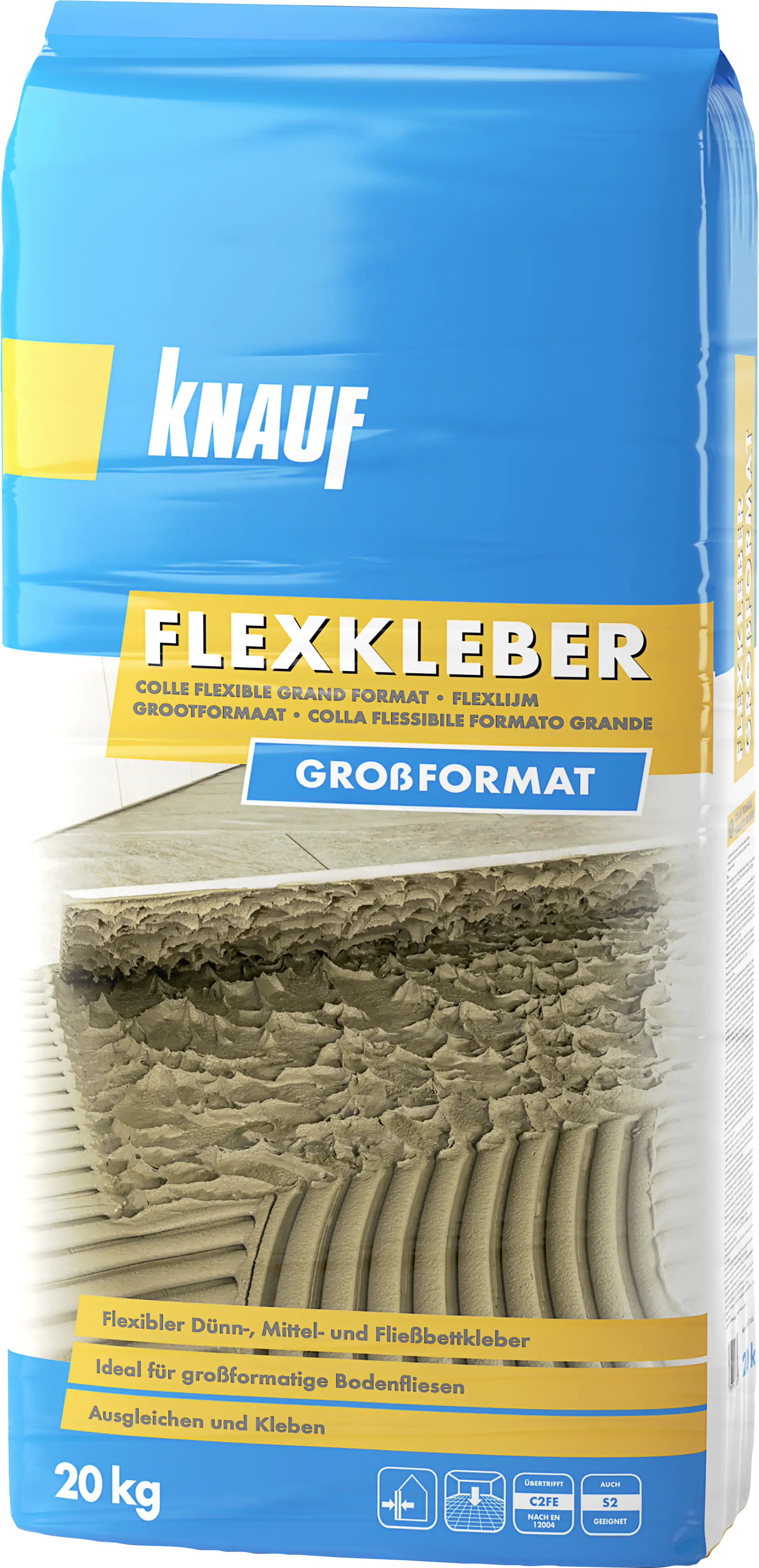 Knauf Flexkleber Großformat 20 kg Knauf Flexkleber Großformat 20 kg